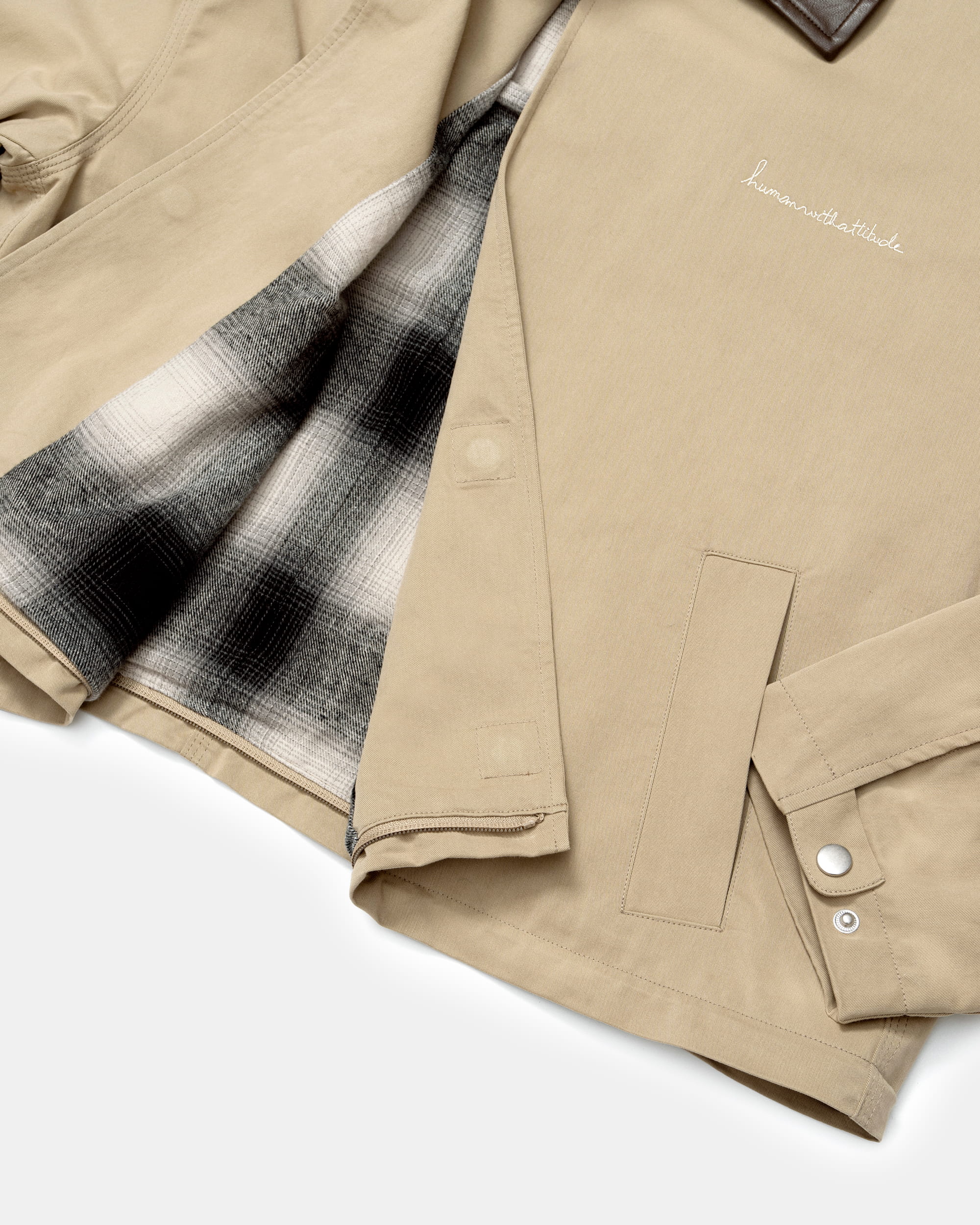 2-in-1 Split Twill Jacket