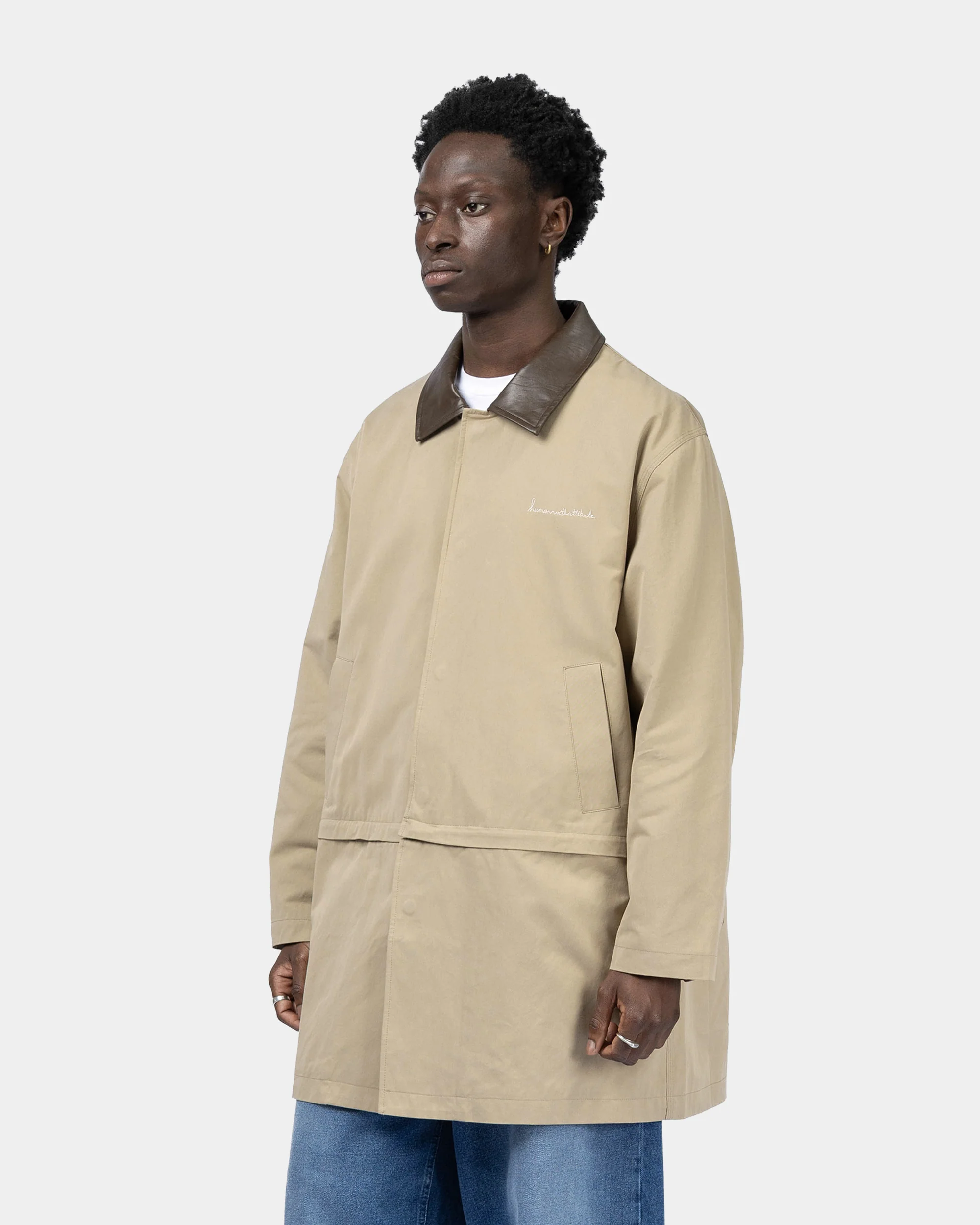 2-in-1 Split Twill Jacket