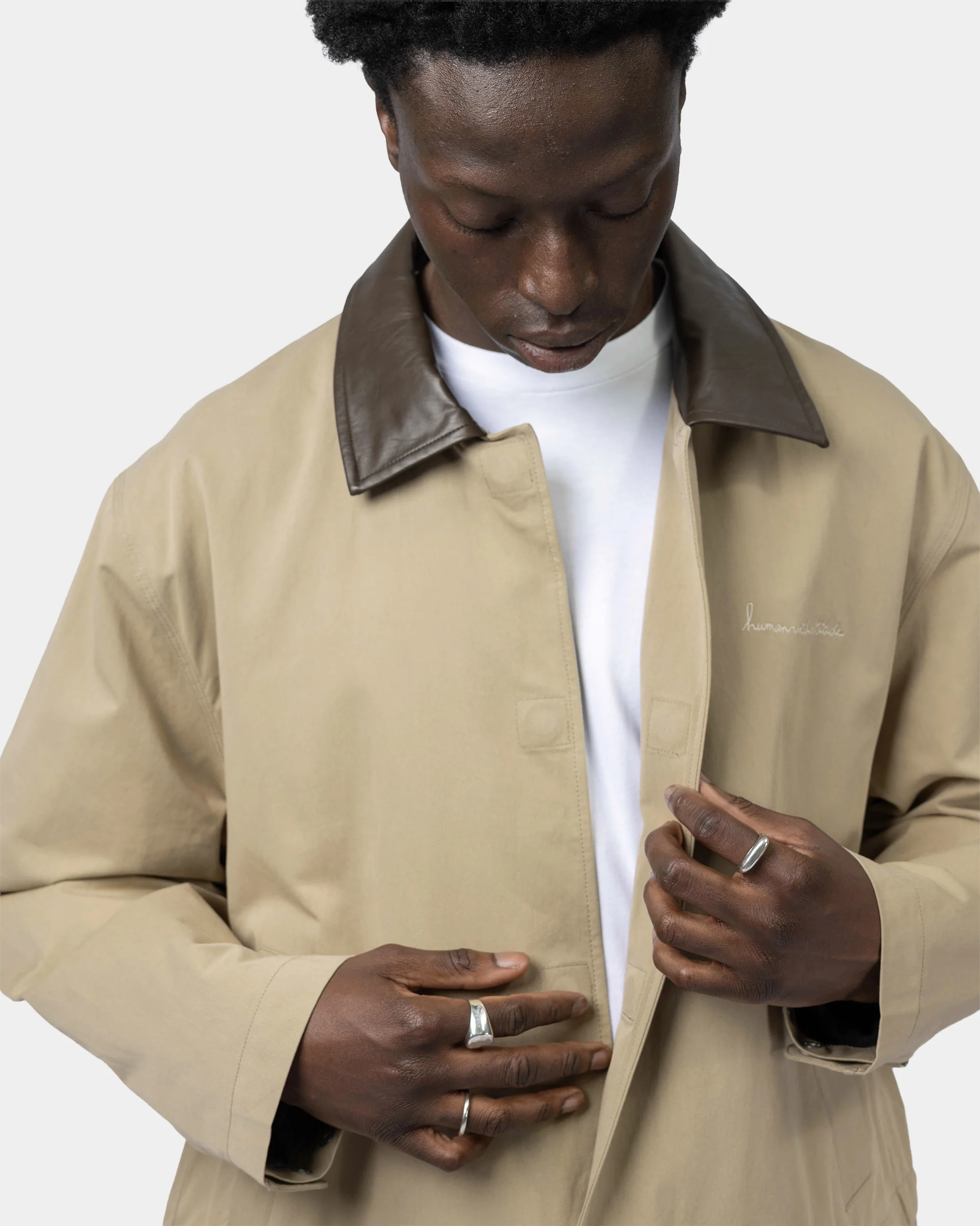 2-in-1 Split Twill Jacket