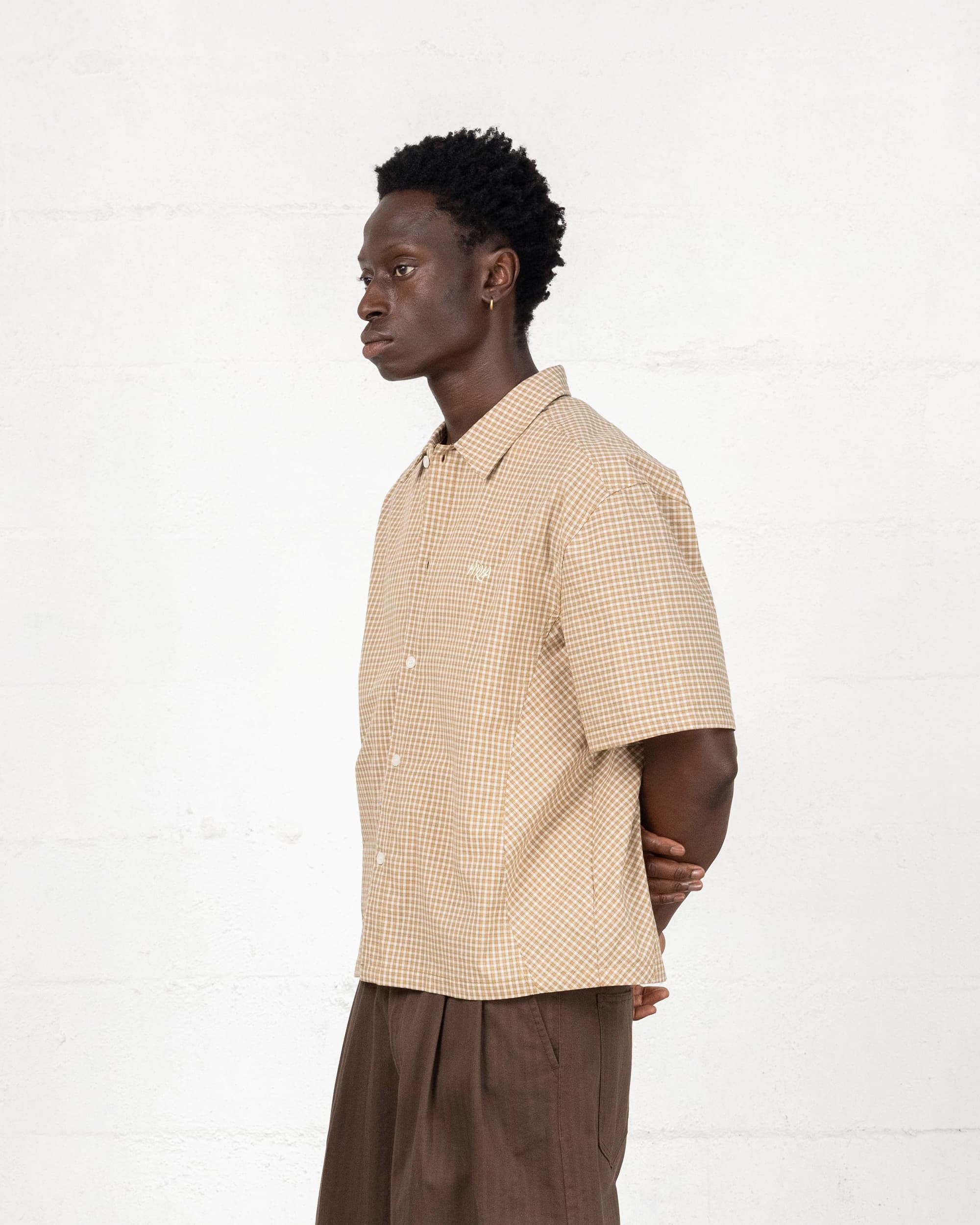 Austin Short Sleeve Shirt - Beige