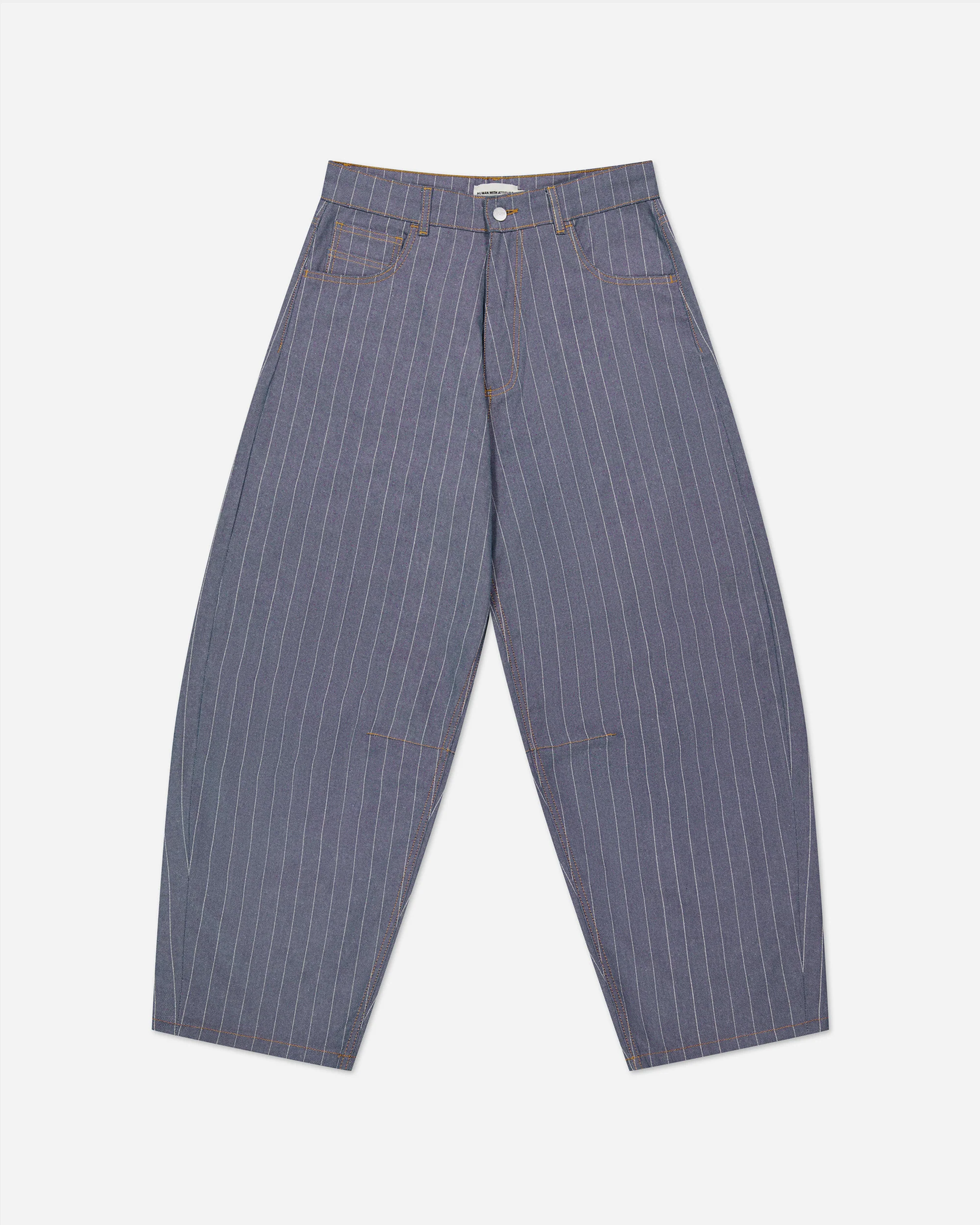 Saiko Pinstripe Jeans - Blue