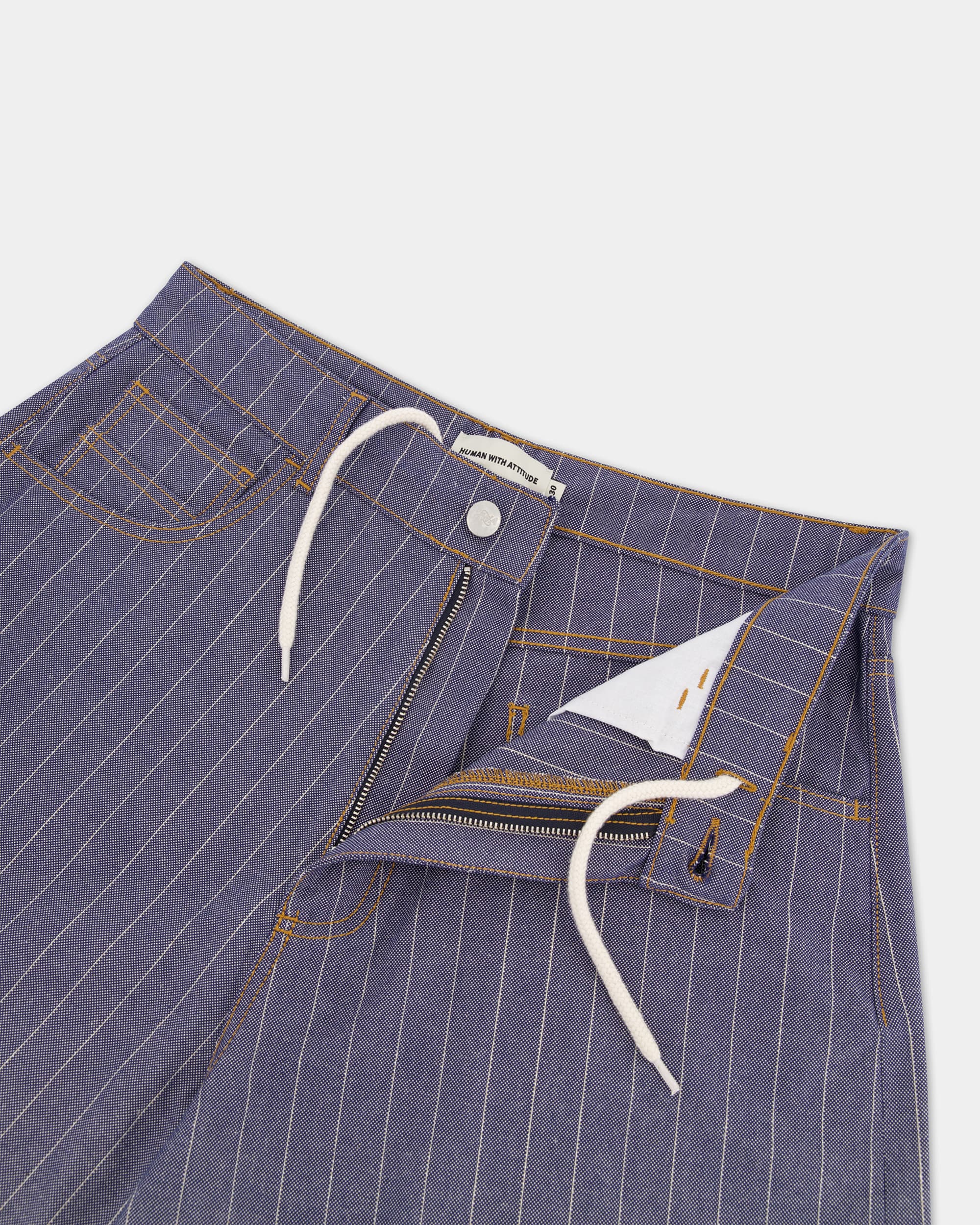 Saiko Pinstripe Jeans - Blue