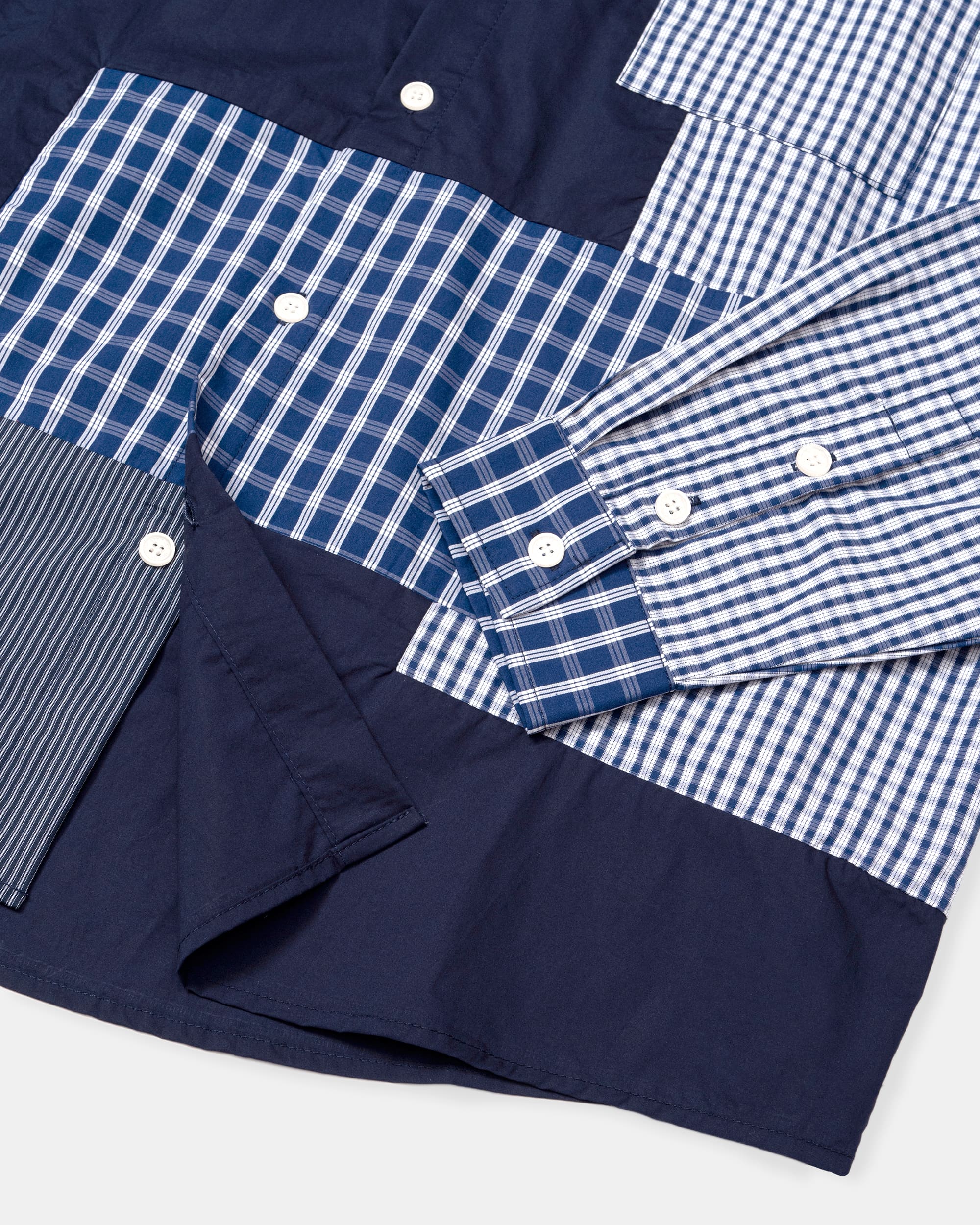 Blueprint long-sleeved shirt