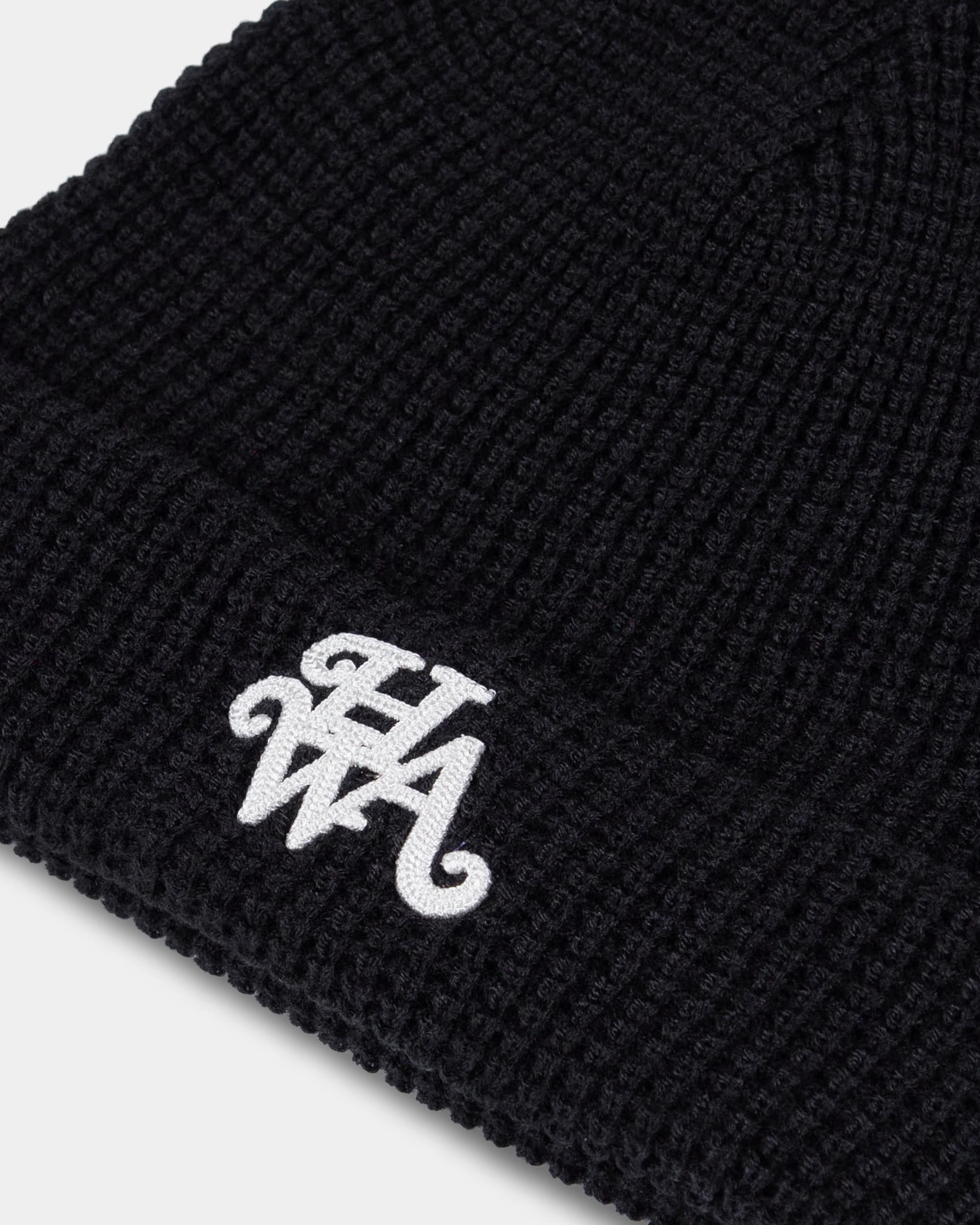 Monogram Beanie - Black