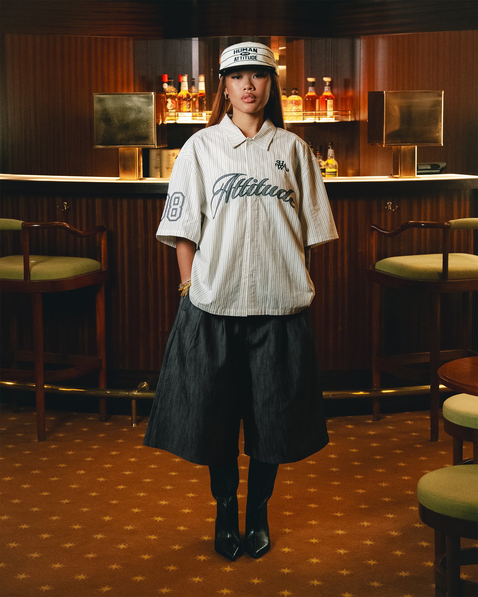 Baseball short-sleeved shirt
