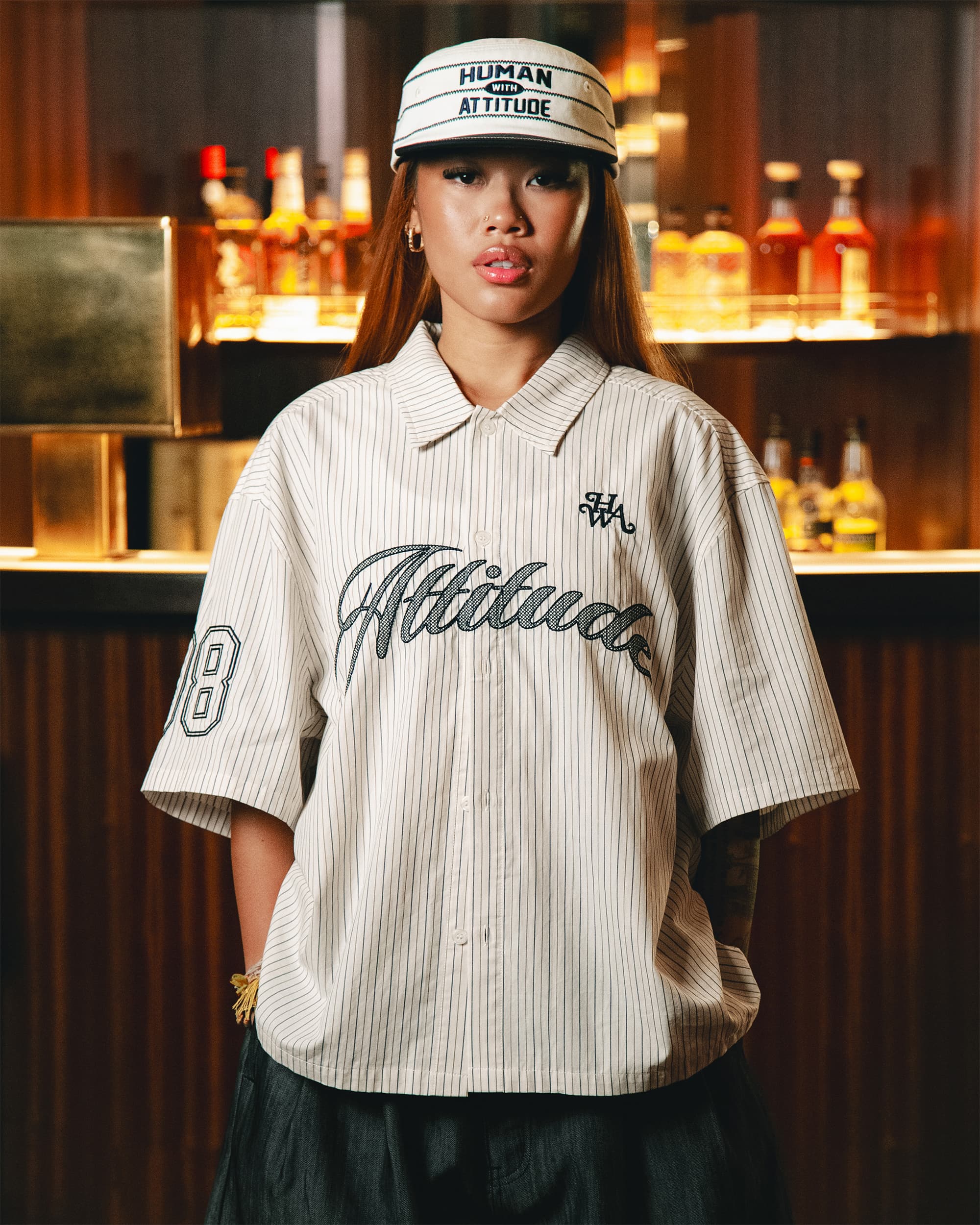 Baseball short-sleeved shirt