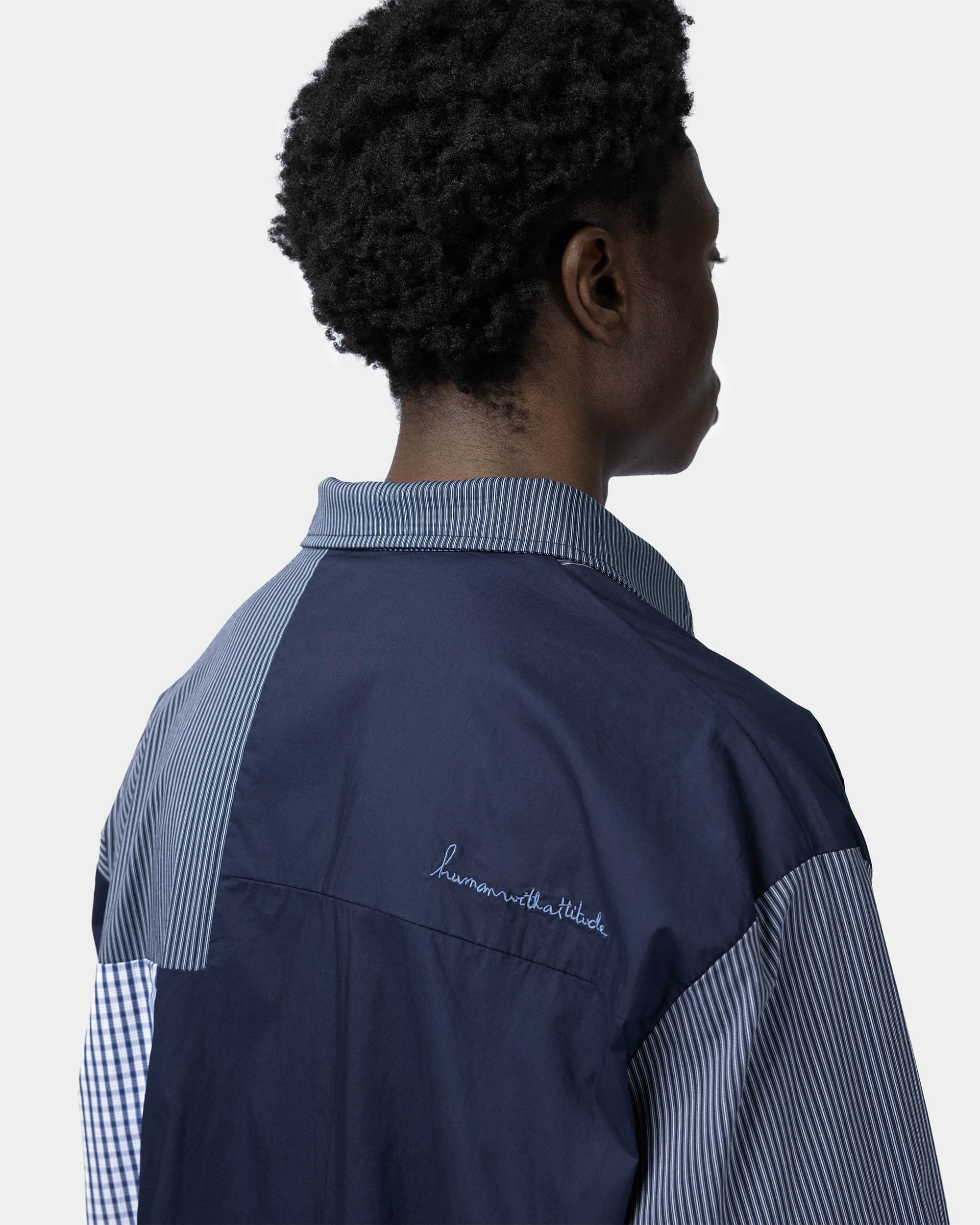 Blueprint long-sleeved shirt