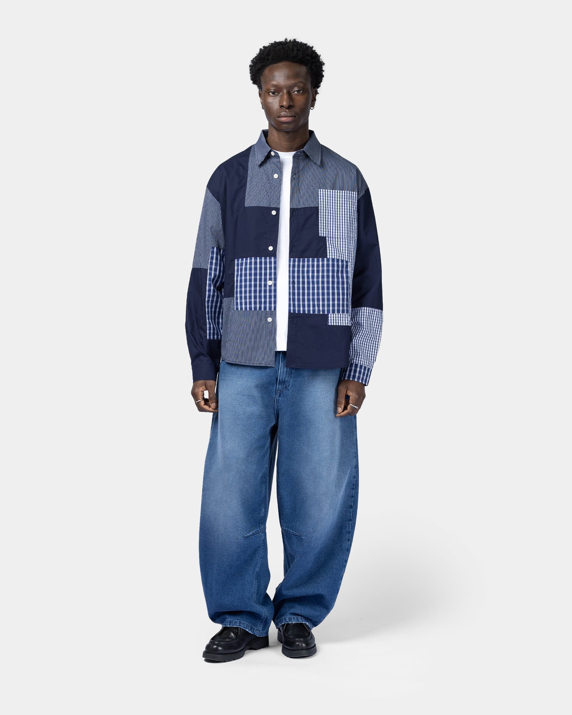 Blueprint long-sleeved shirt