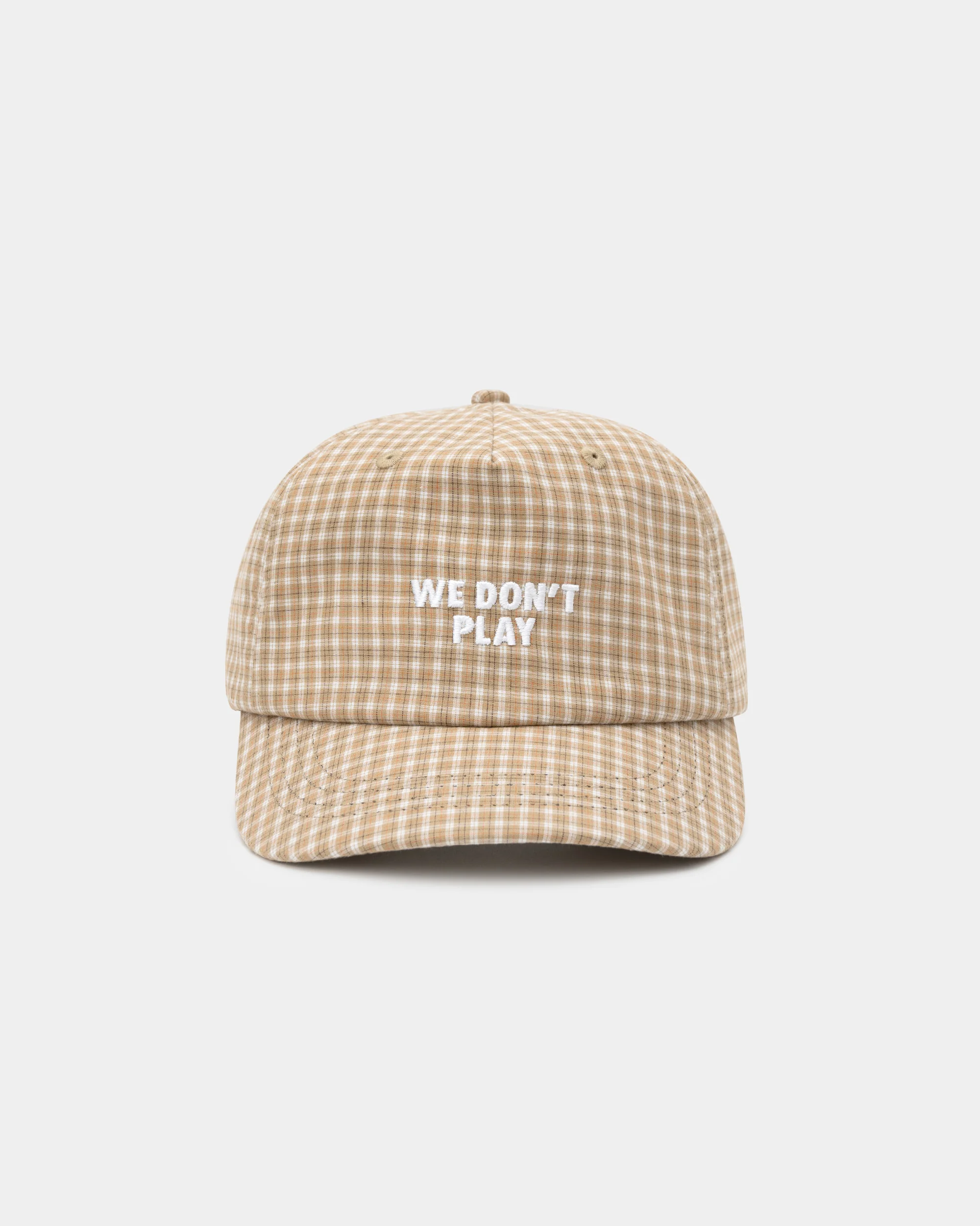 WDP Plaid Cap - Beige