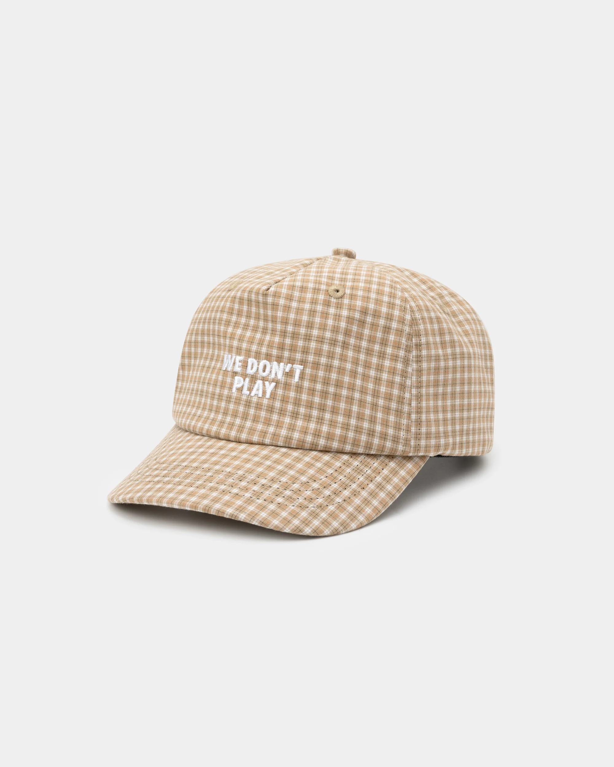 WDP Plaid Cap - Beige