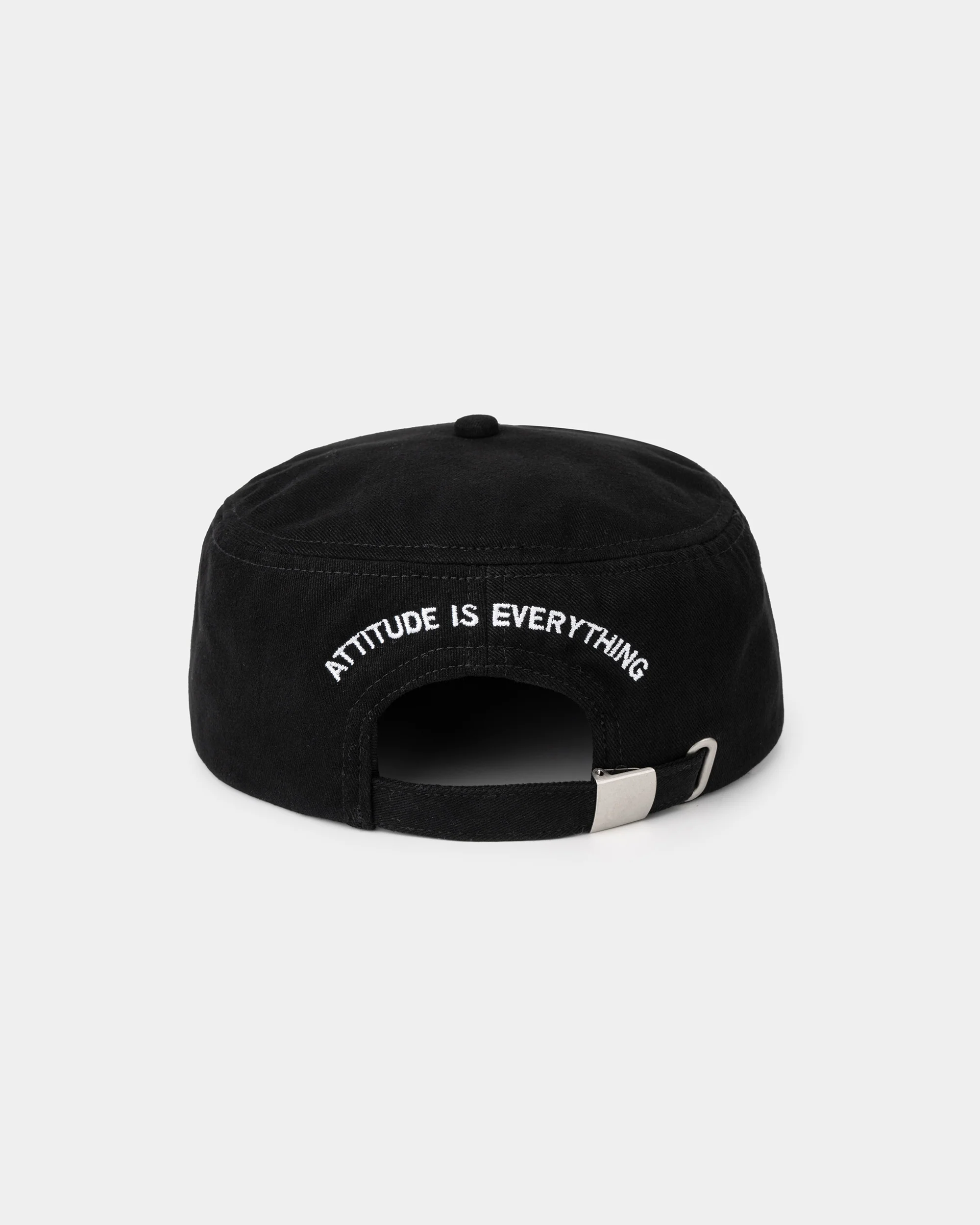 Pillbox Monogram Cap - Black