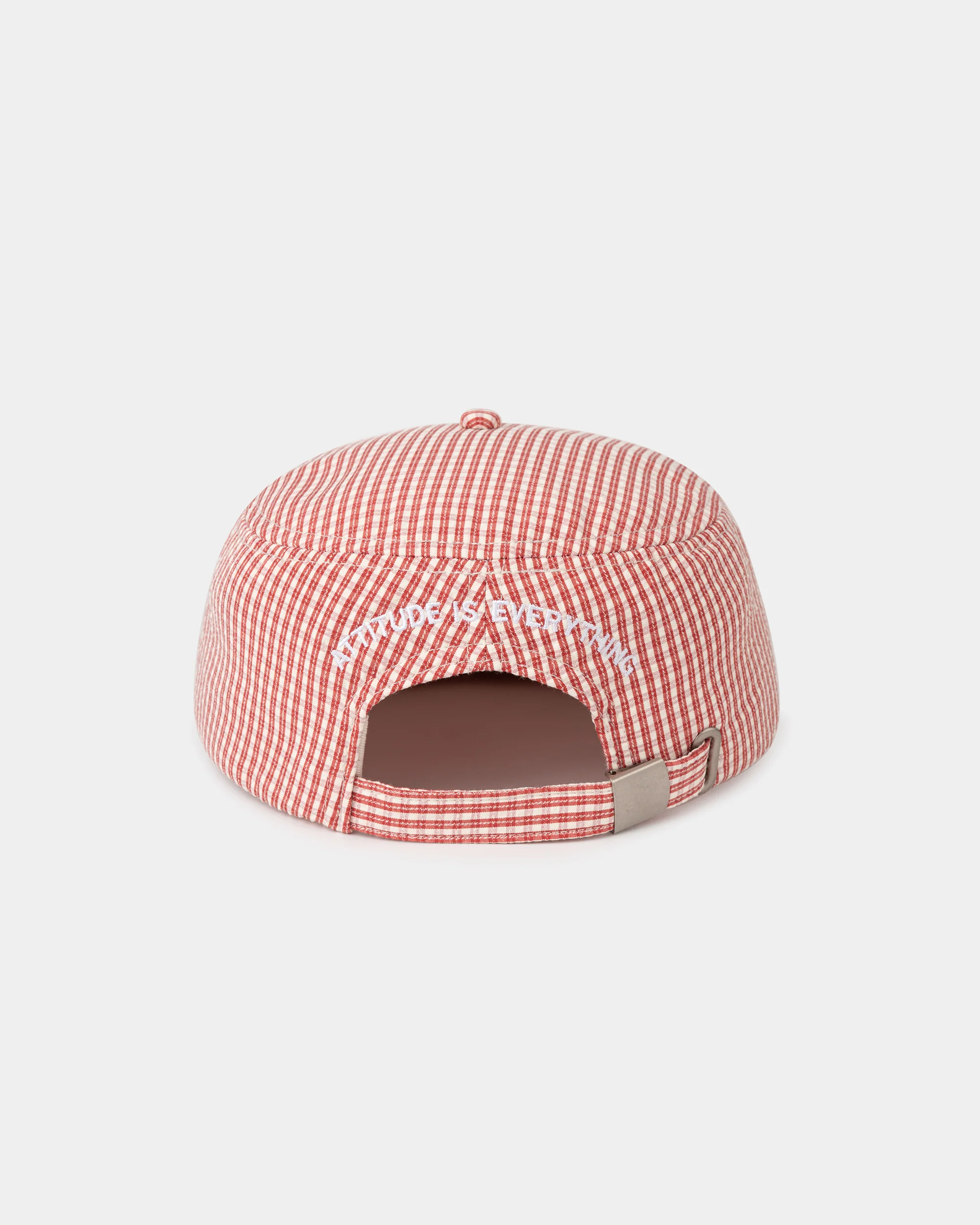 Monogram Pillbox Cap - Plaid