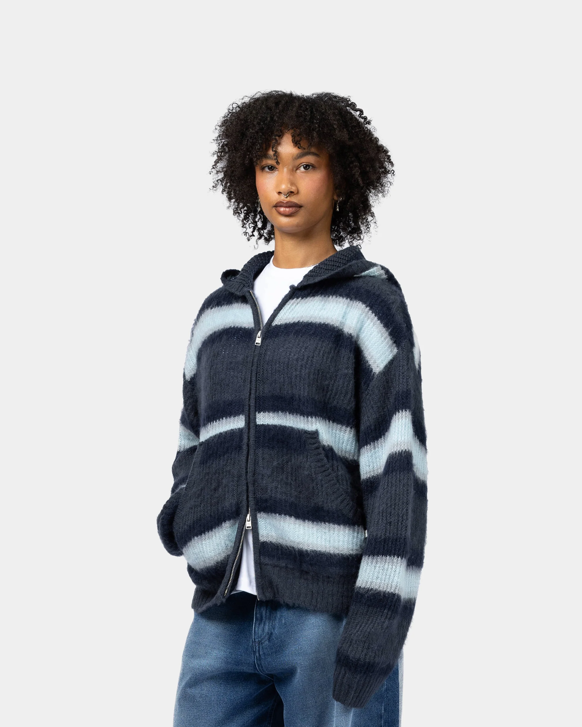 Cult Hooded Vest - Blue