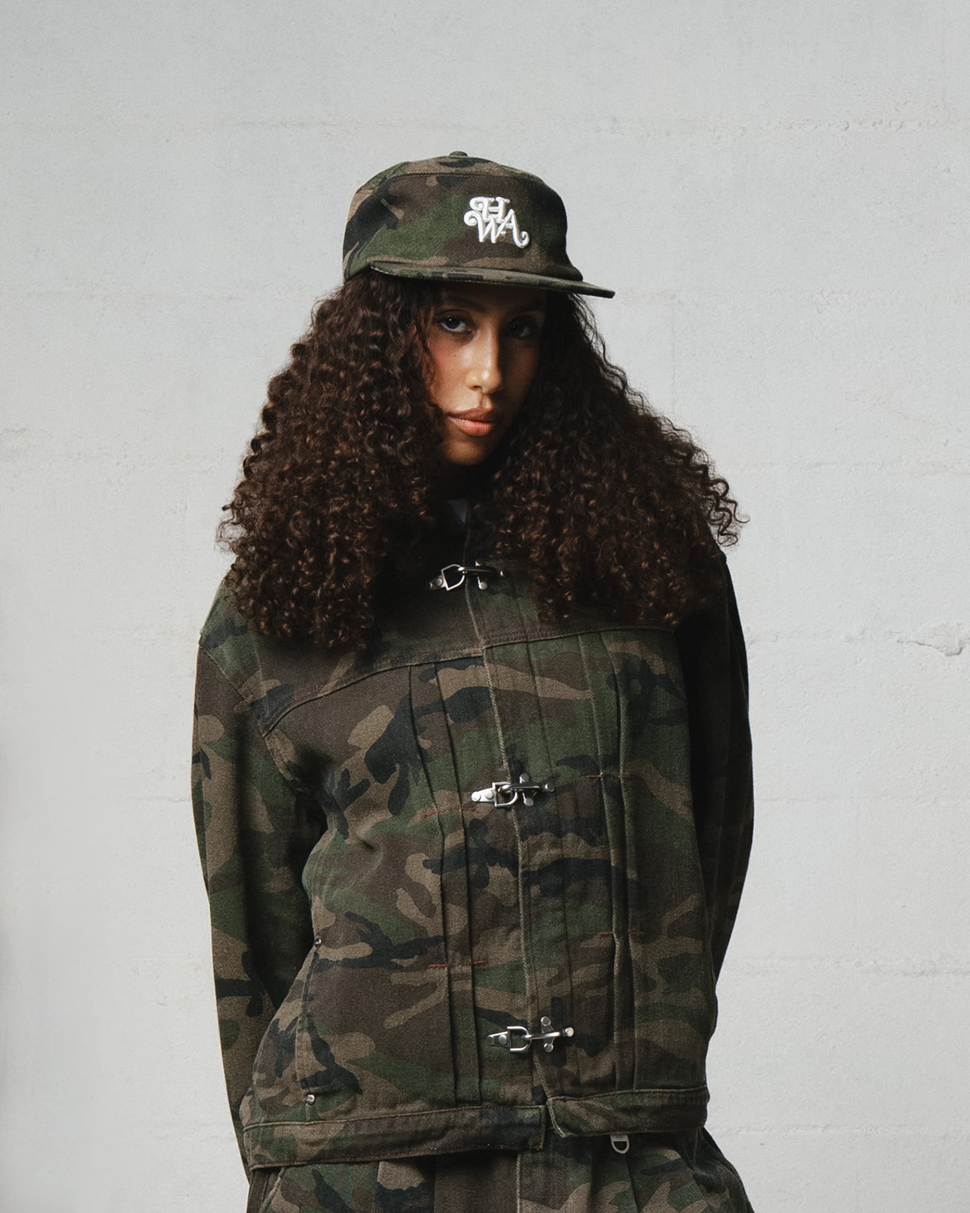 Pillbox Monogram Cap - Camo