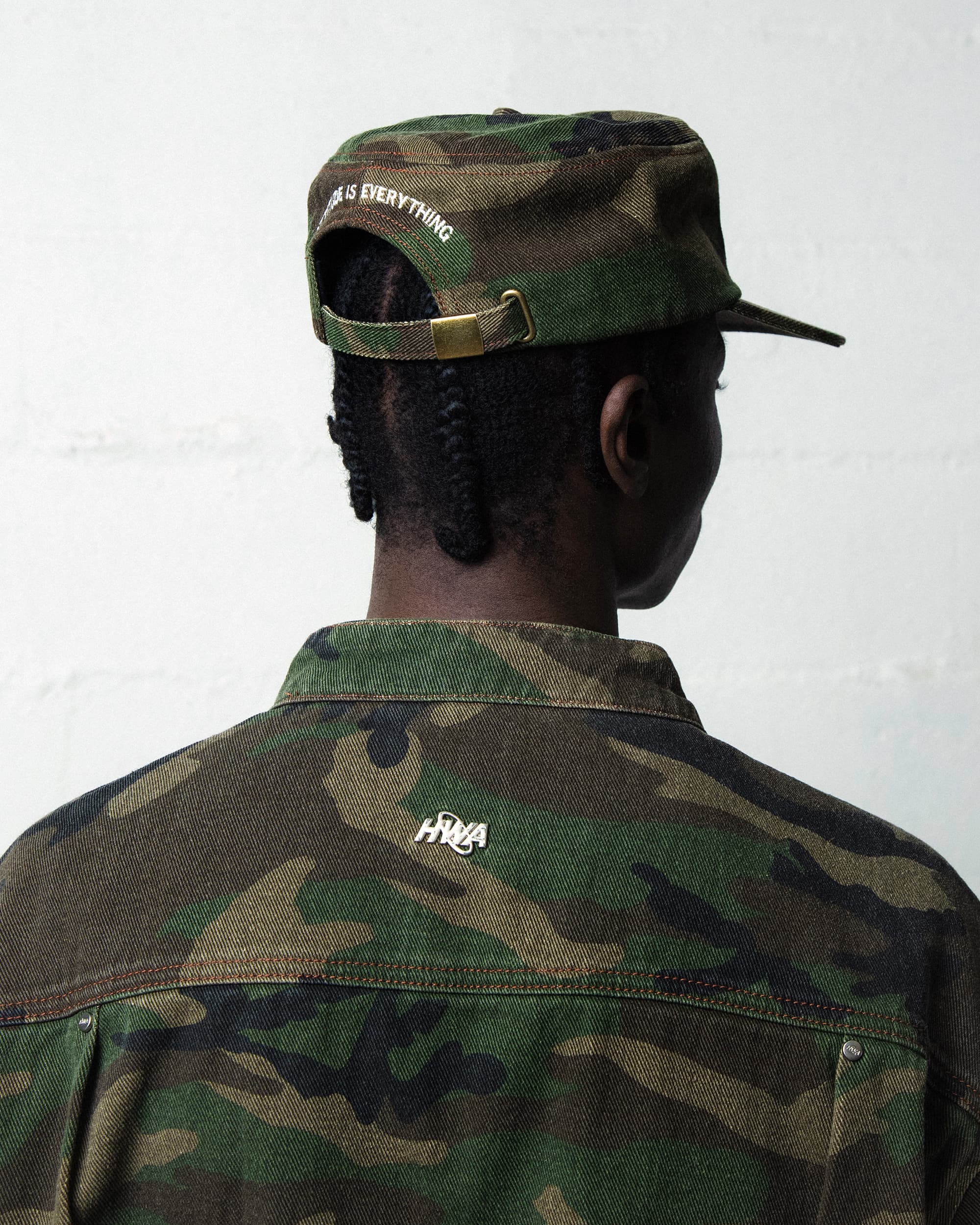Pillbox Monogram Cap - Camo
