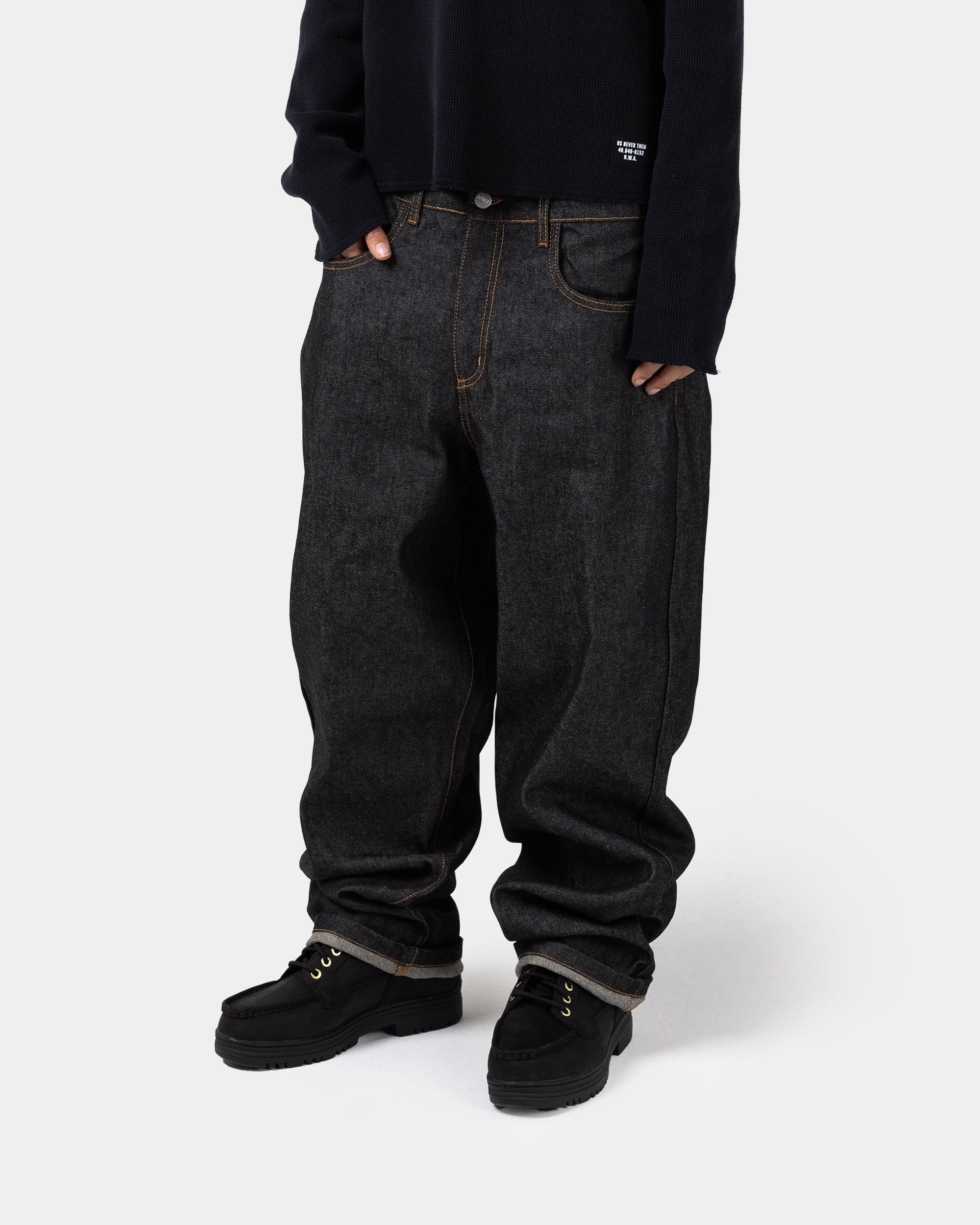 Carter Baggy Jeans - Black