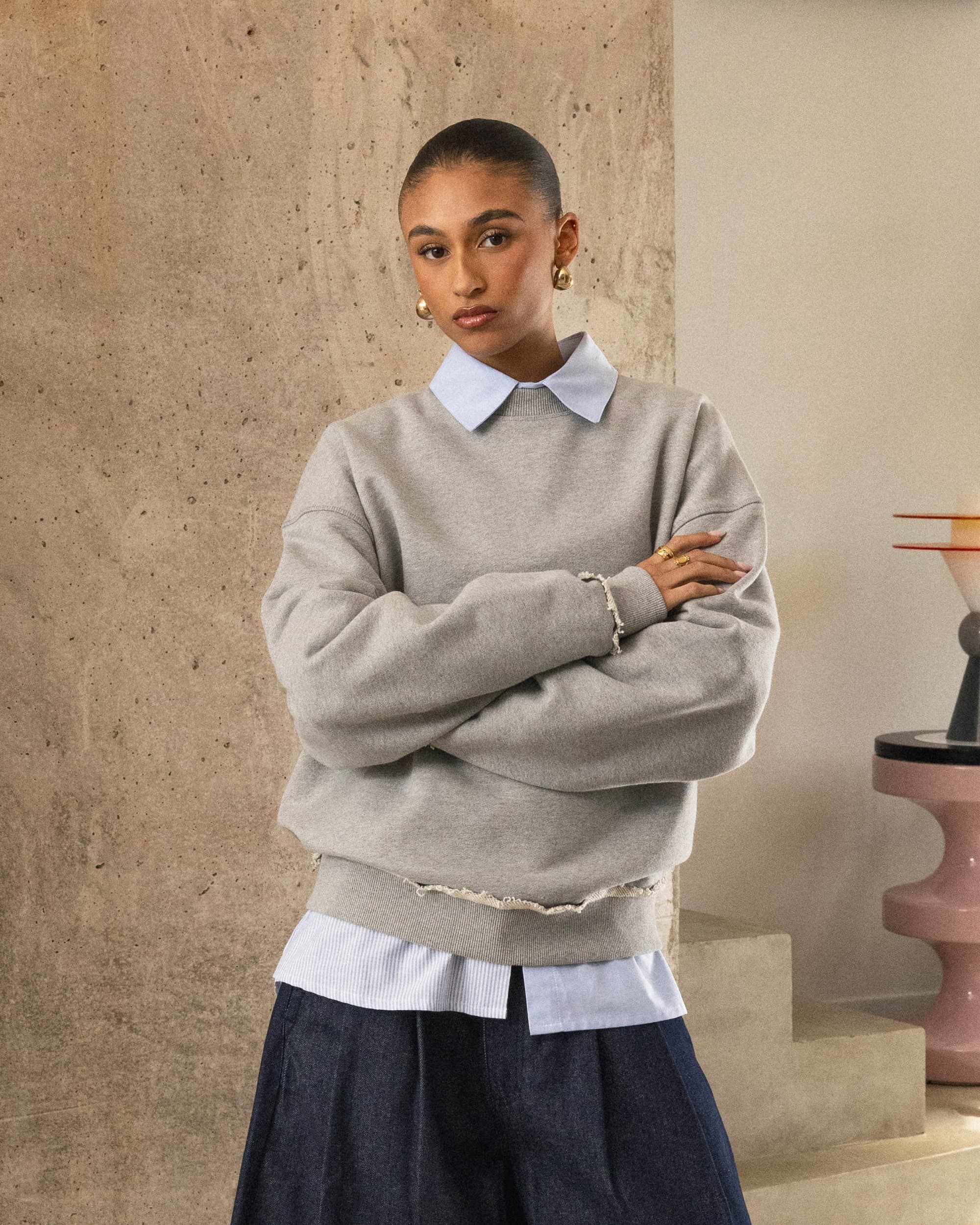 Core Sweatshirt - Heather Grey