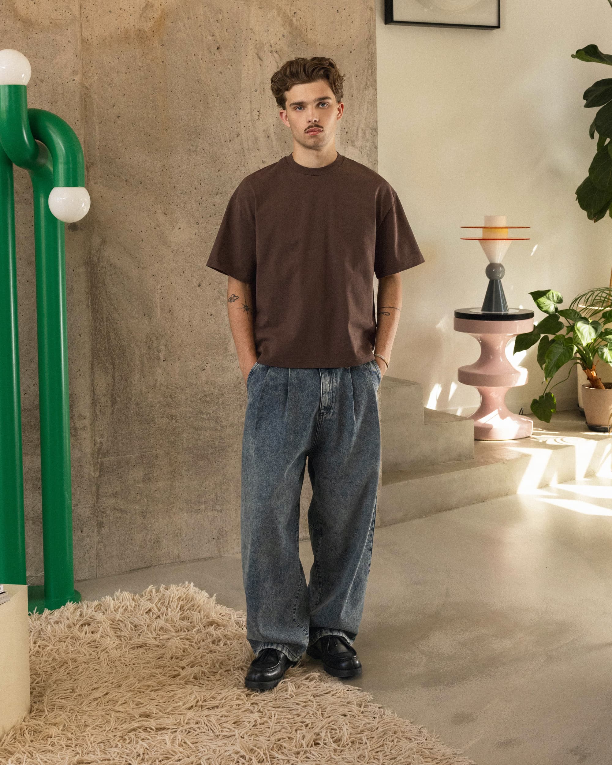 Core T-shirt - Brown