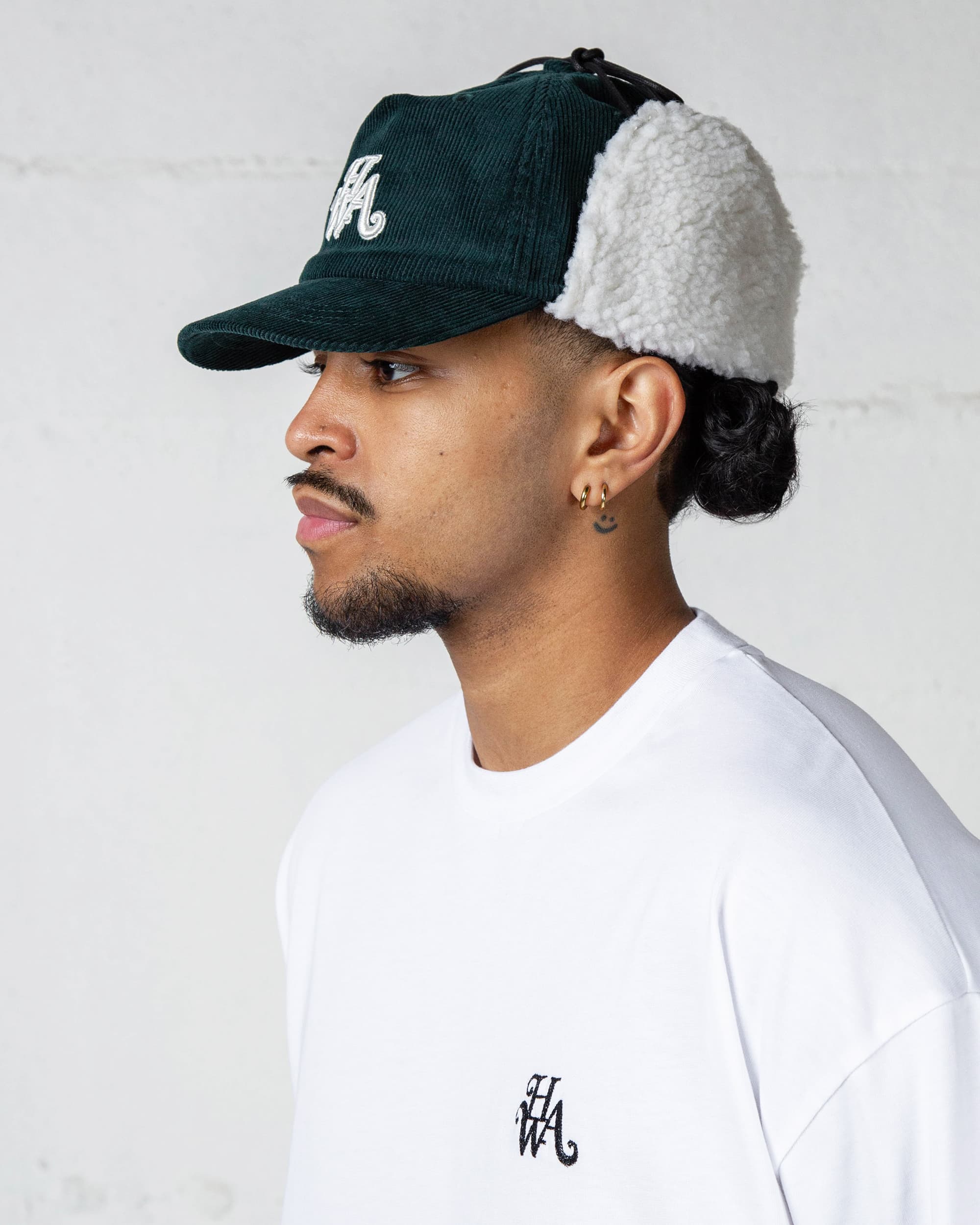 Monogram long-sleeved T-shirt - White