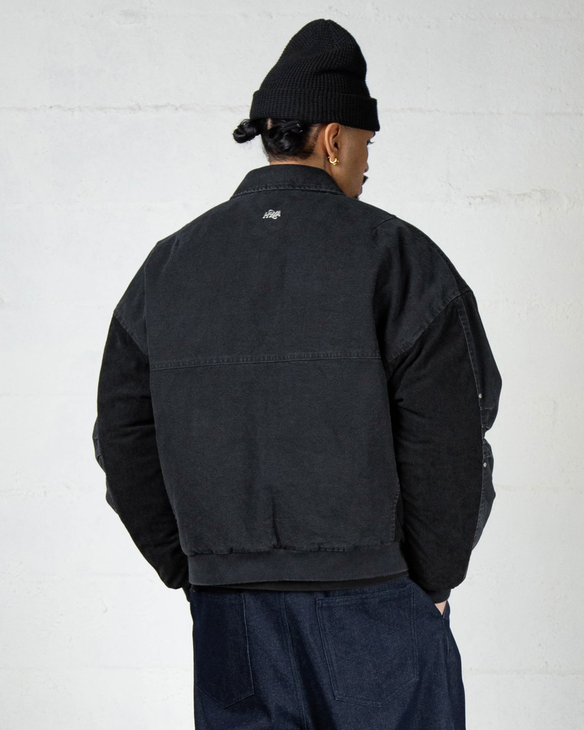 Magnetic Bomber Jacket - Black