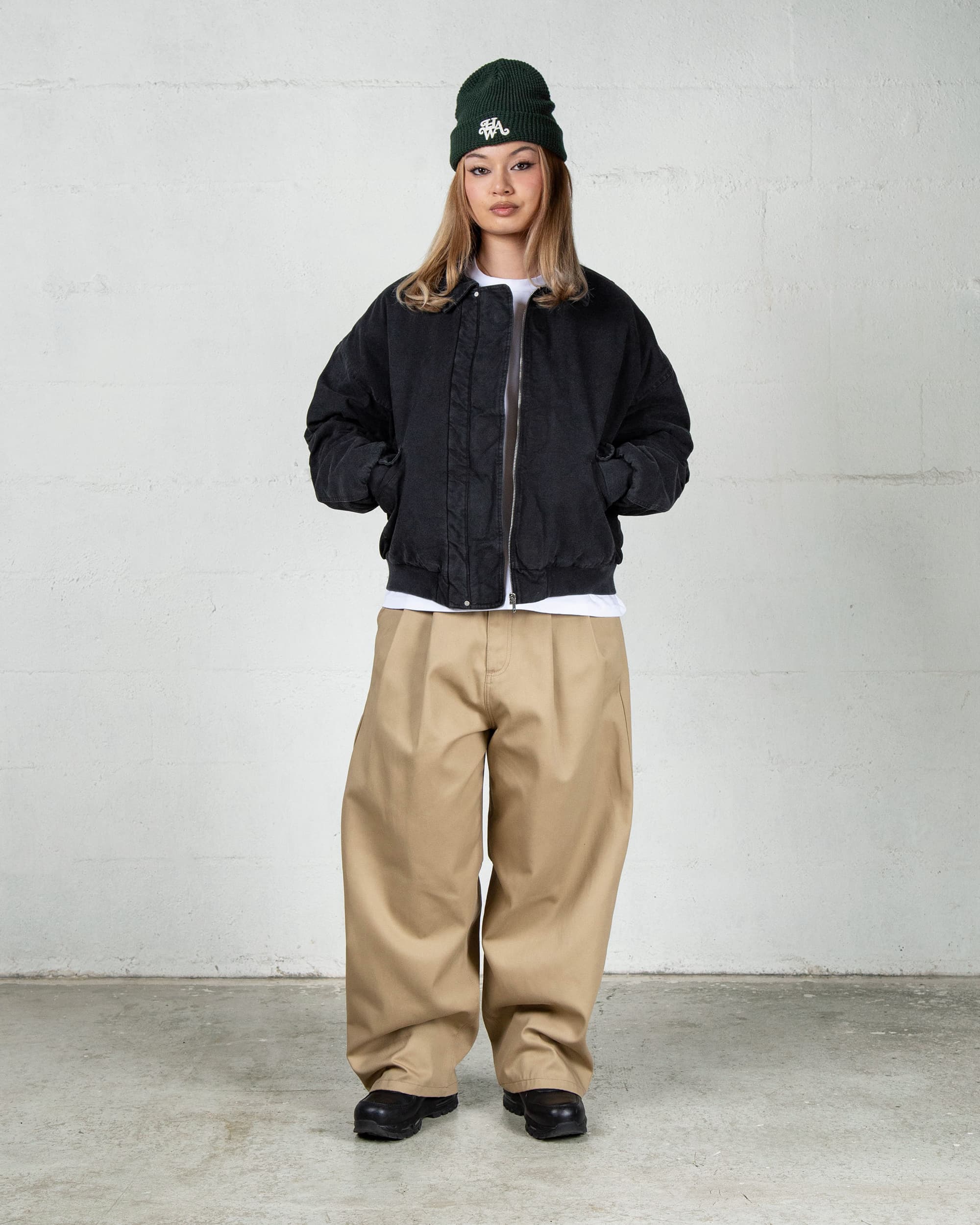Magnetic Bomber Jacket - Black