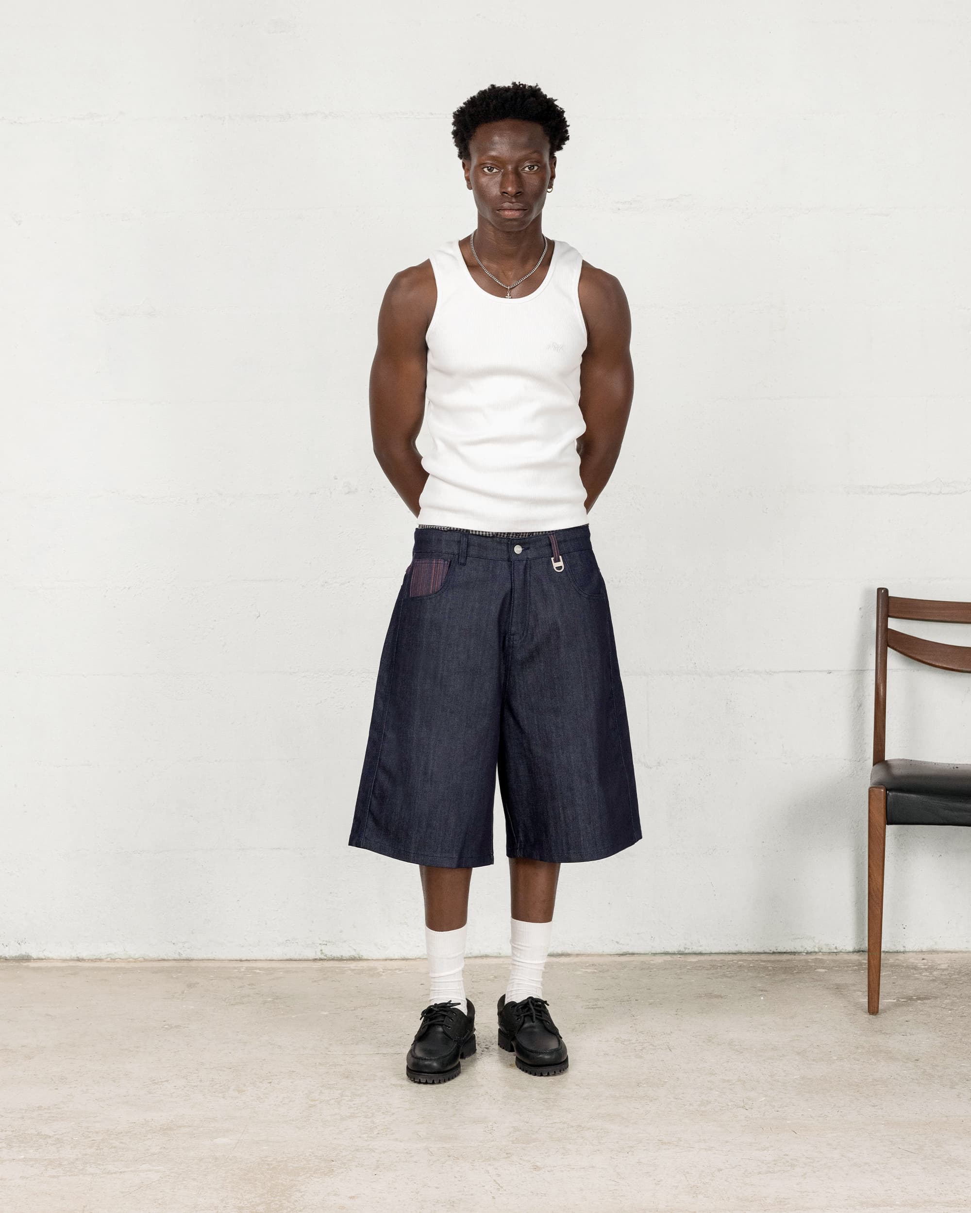 Euphoria Jorts - Raw Indigo