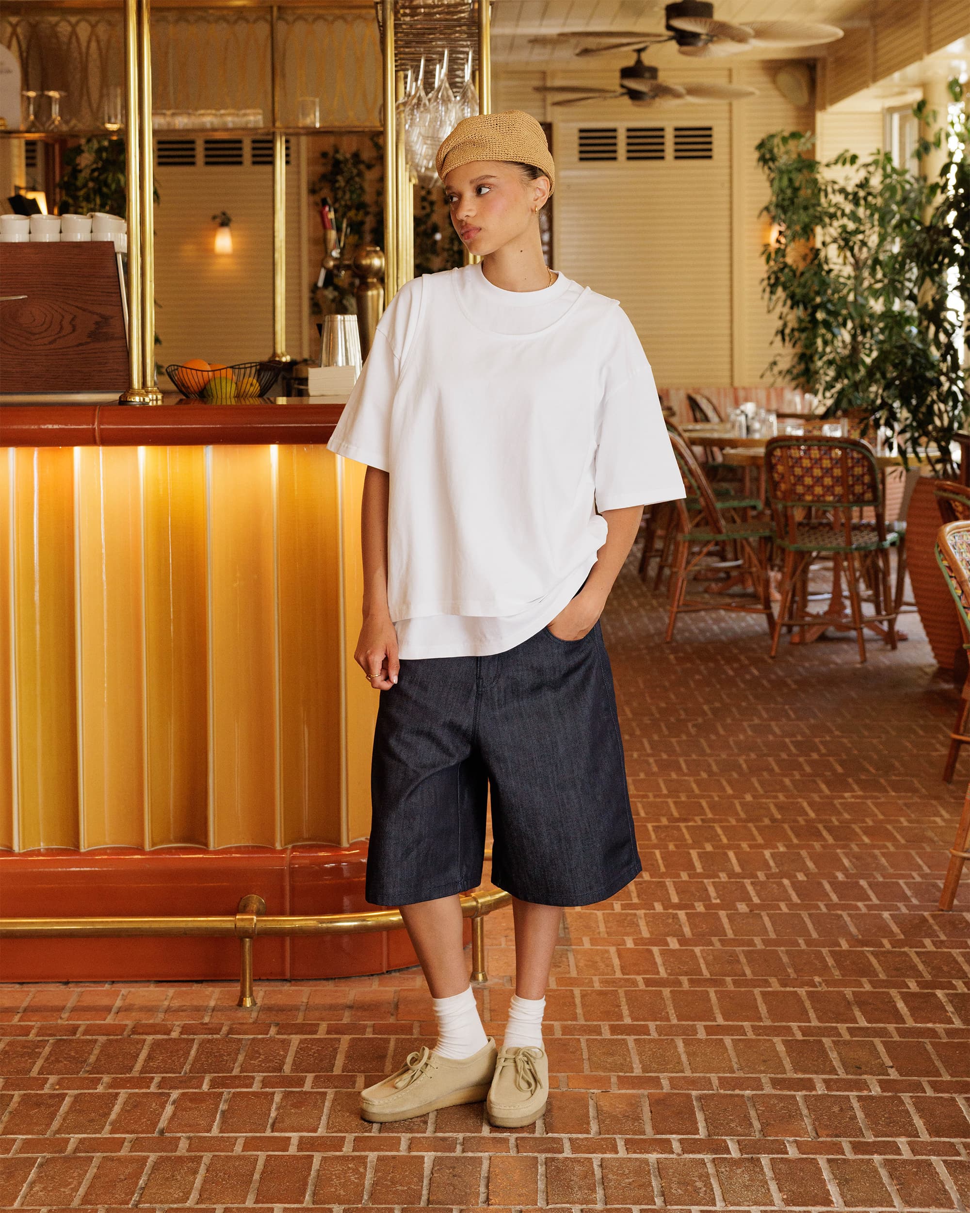 Euphoria Jorts - Raw Indigo