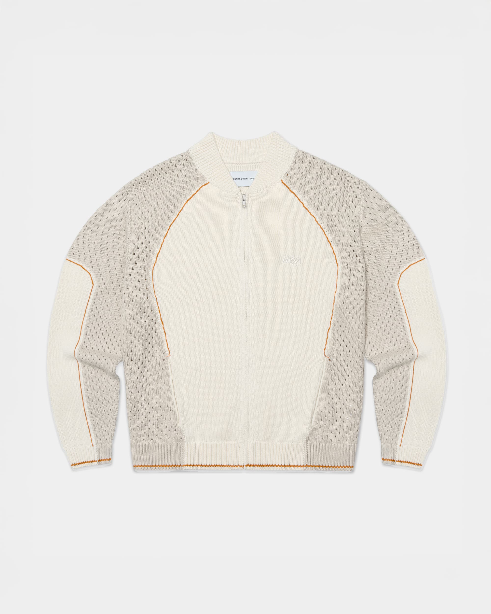 Heritage Zip-Up Vest - Off White
