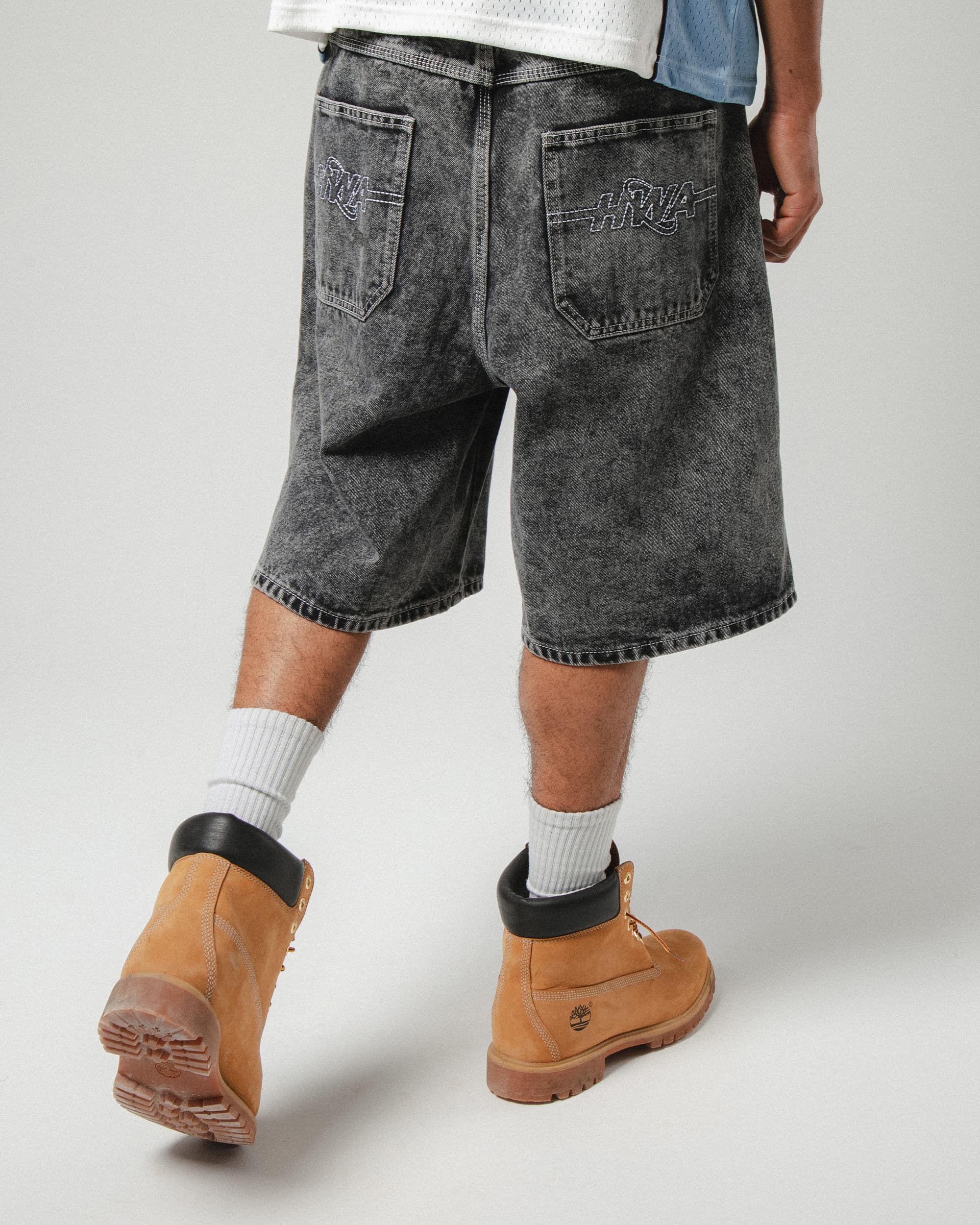 Iconic Baggy Jorts - Washed Black