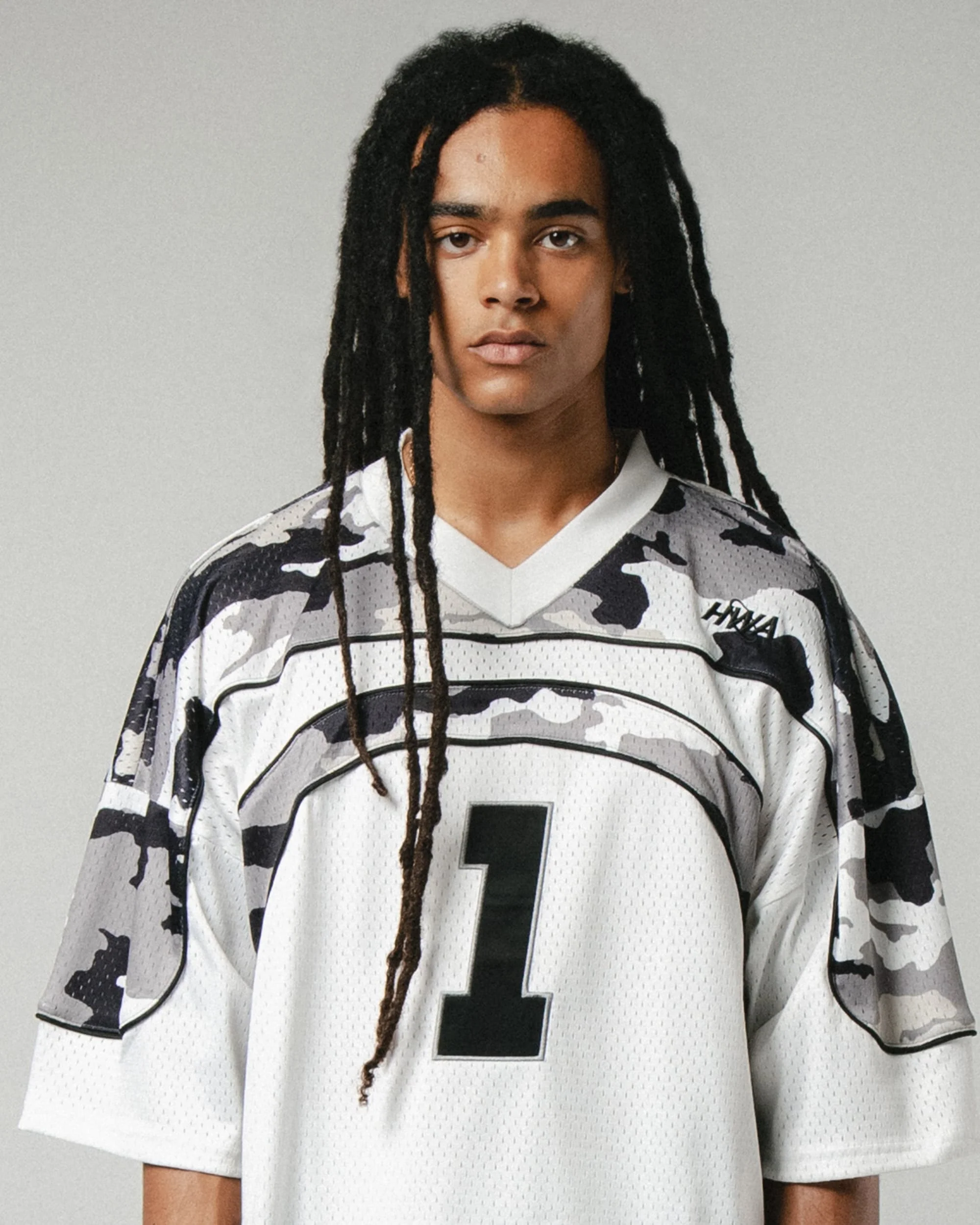 Uno American Football Jersey - Snow Camo