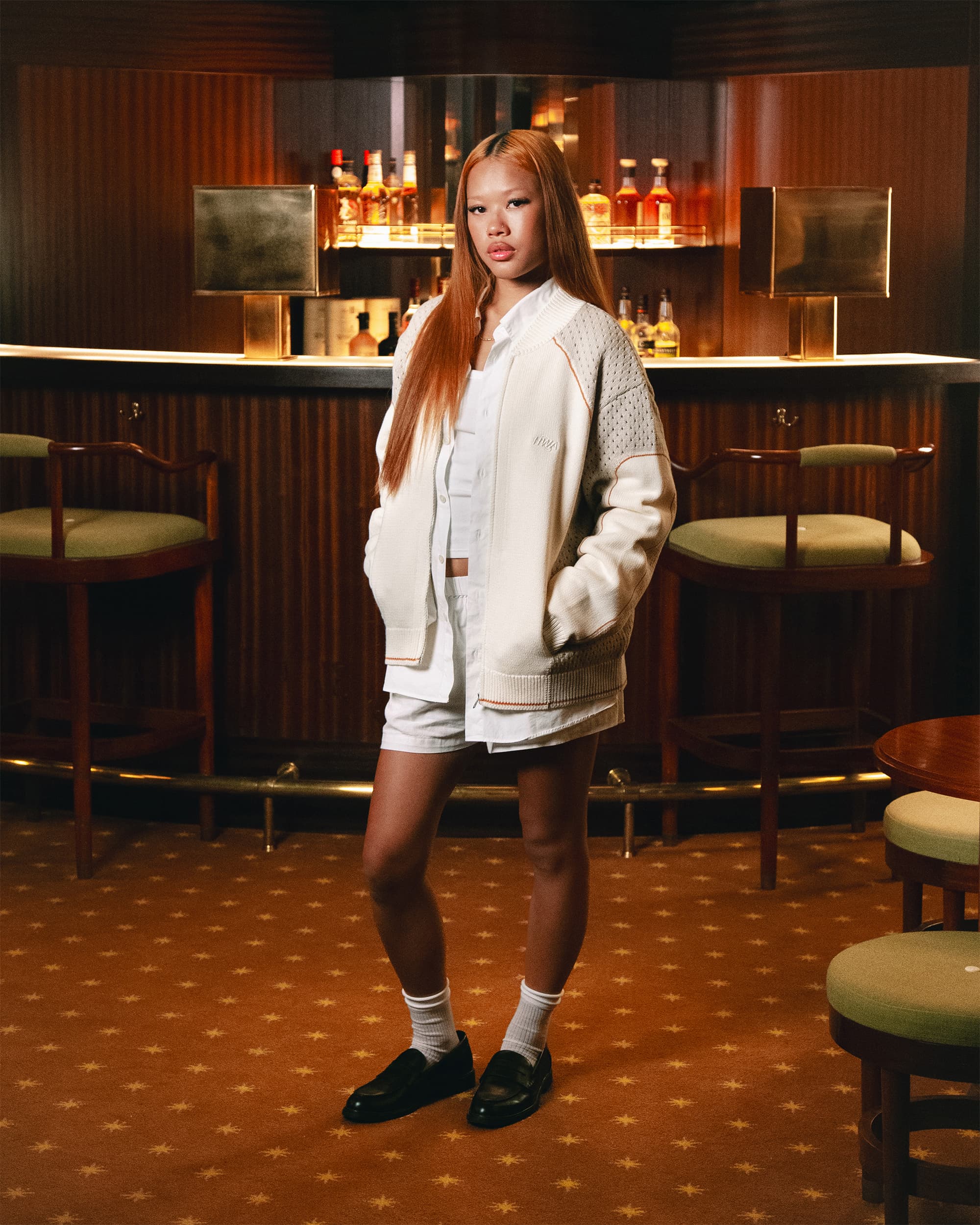 Heritage Zip-Up Vest - Off White