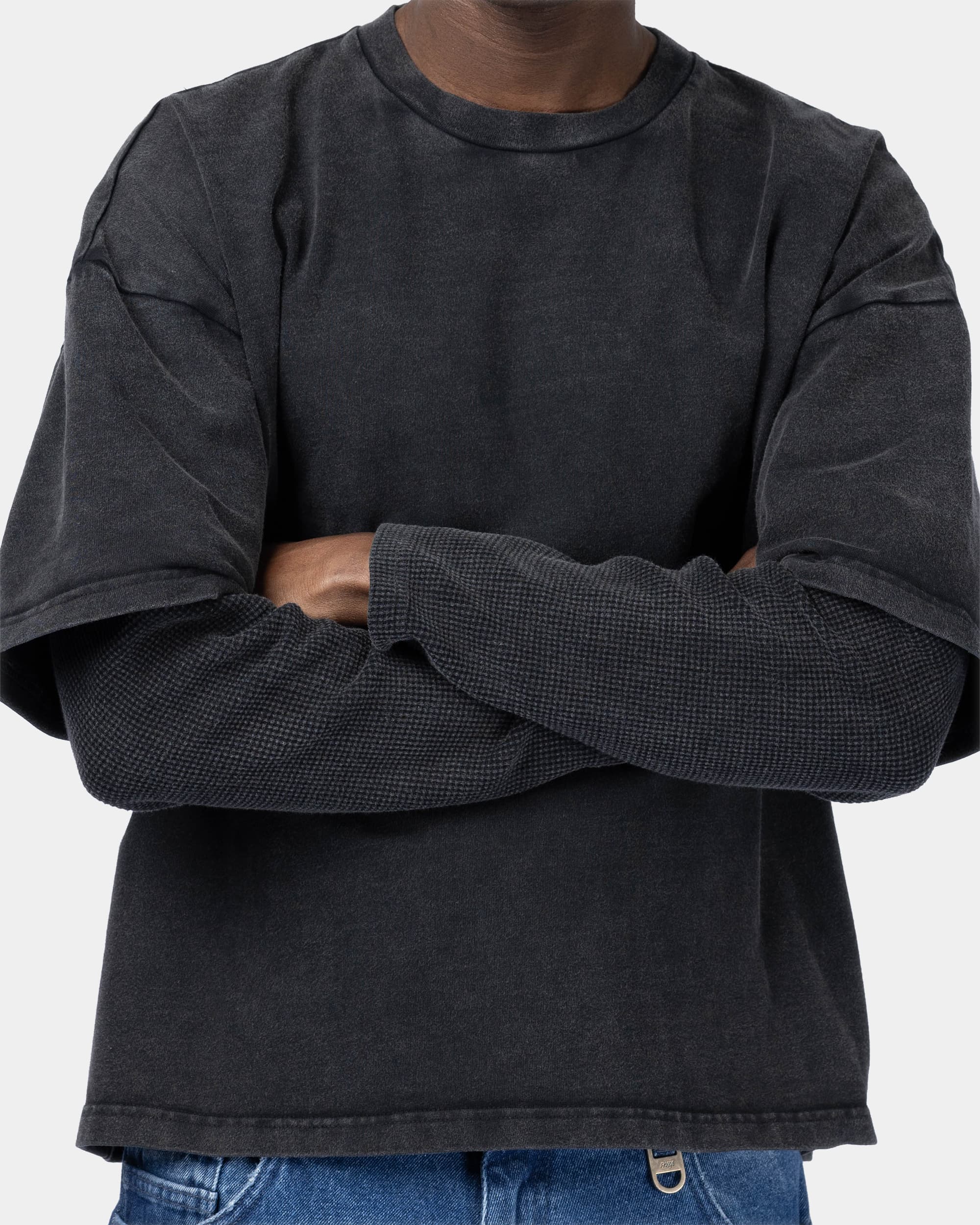 Long sleeve Layer T-shirt - Black