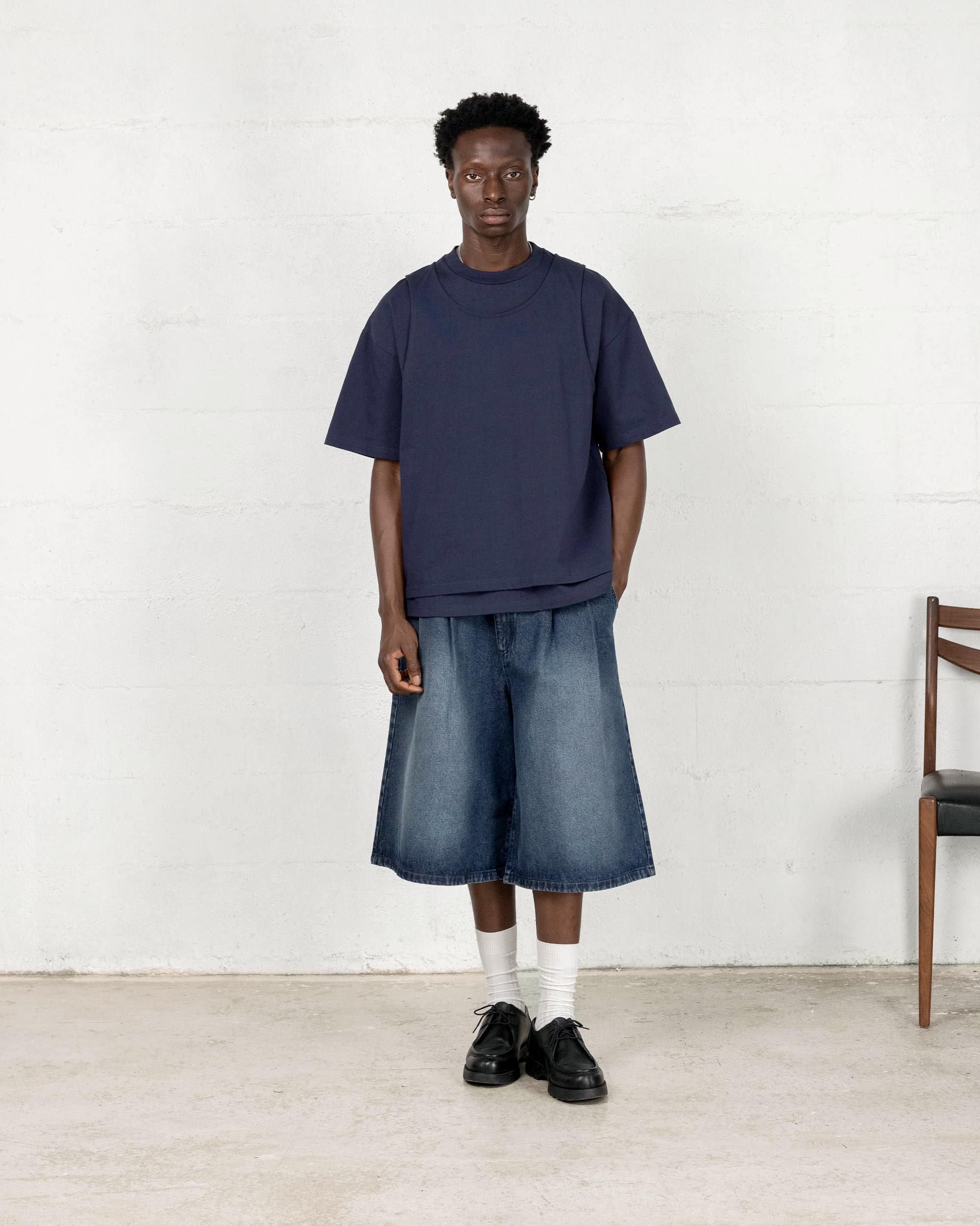 T-shirt Overlay - Navy Blue