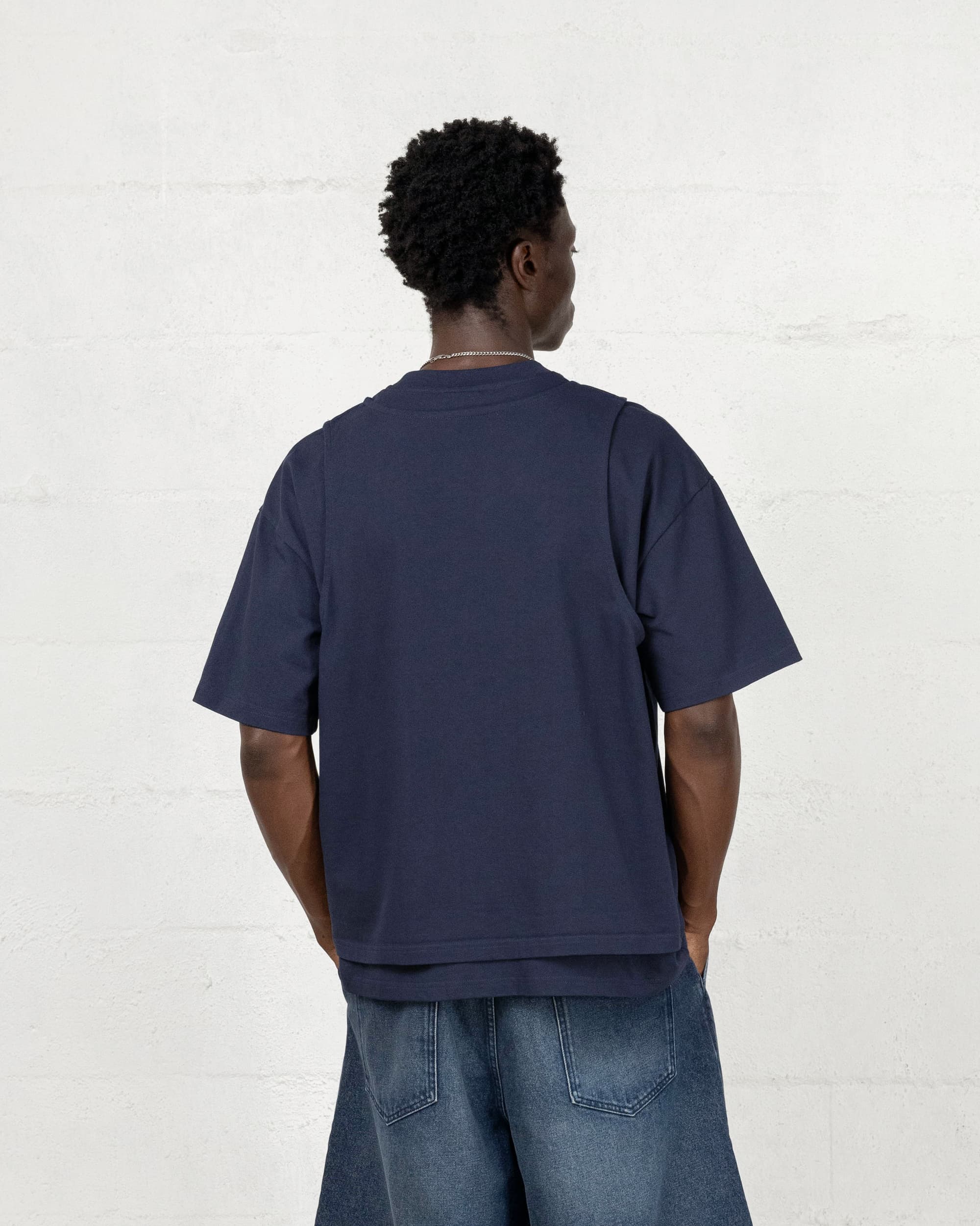 T-shirt Overlay - Navy Blue