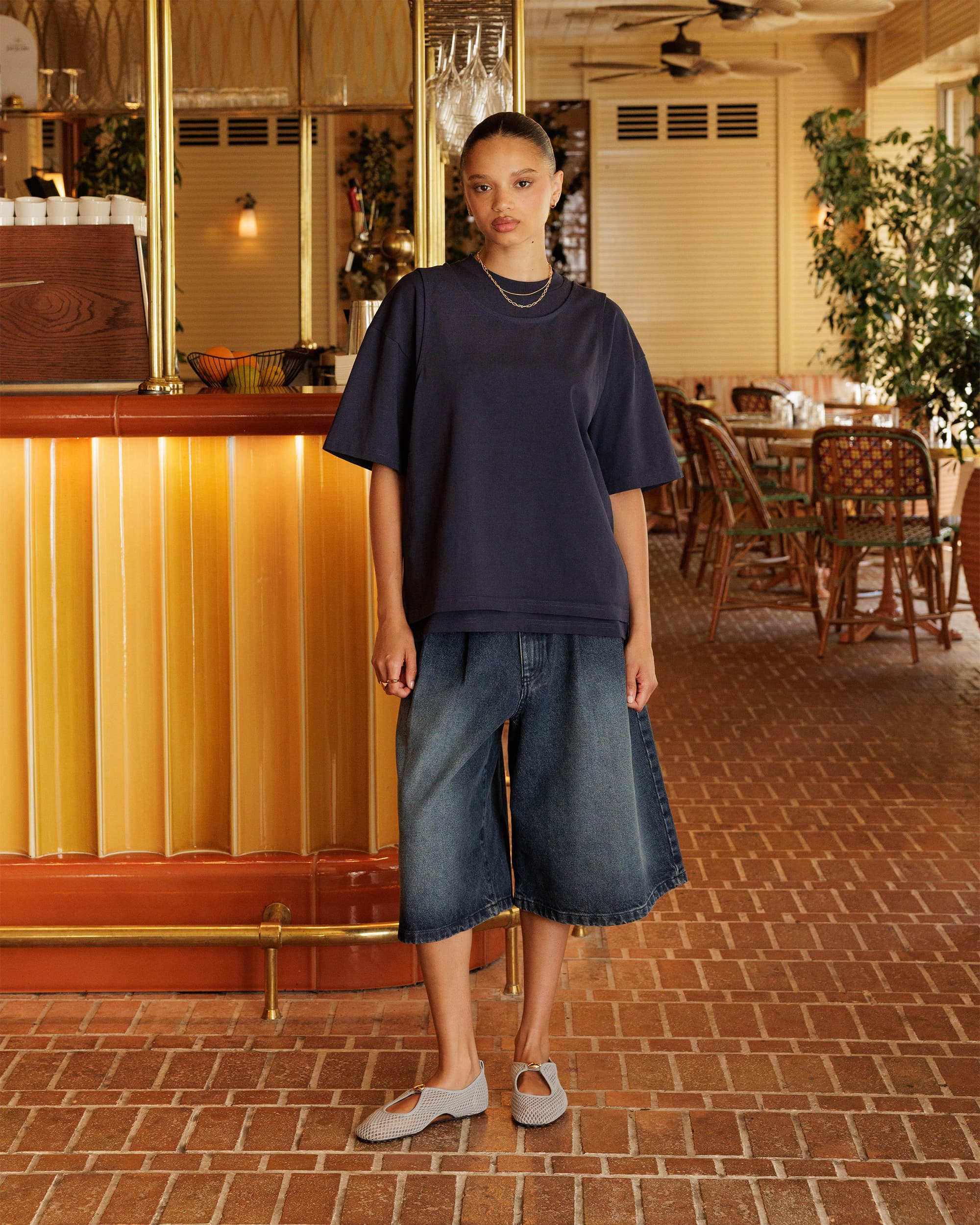 T-shirt Overlay - Navy Blue