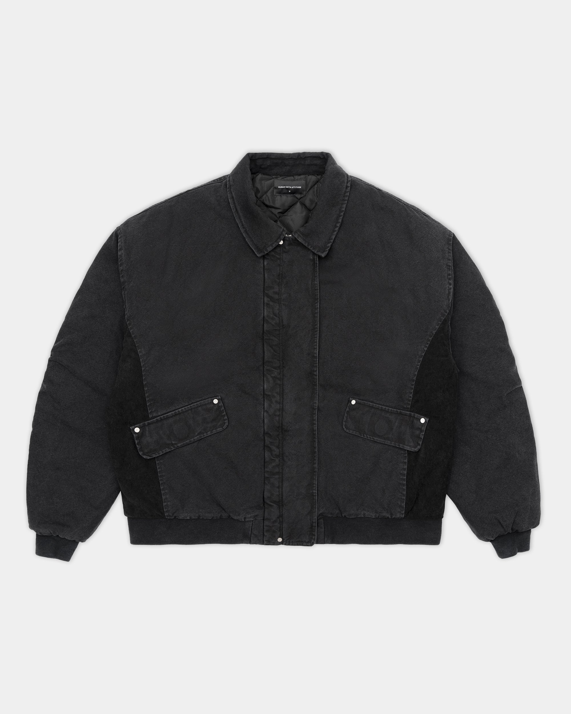 Magnetic Bomber Jacket - Black