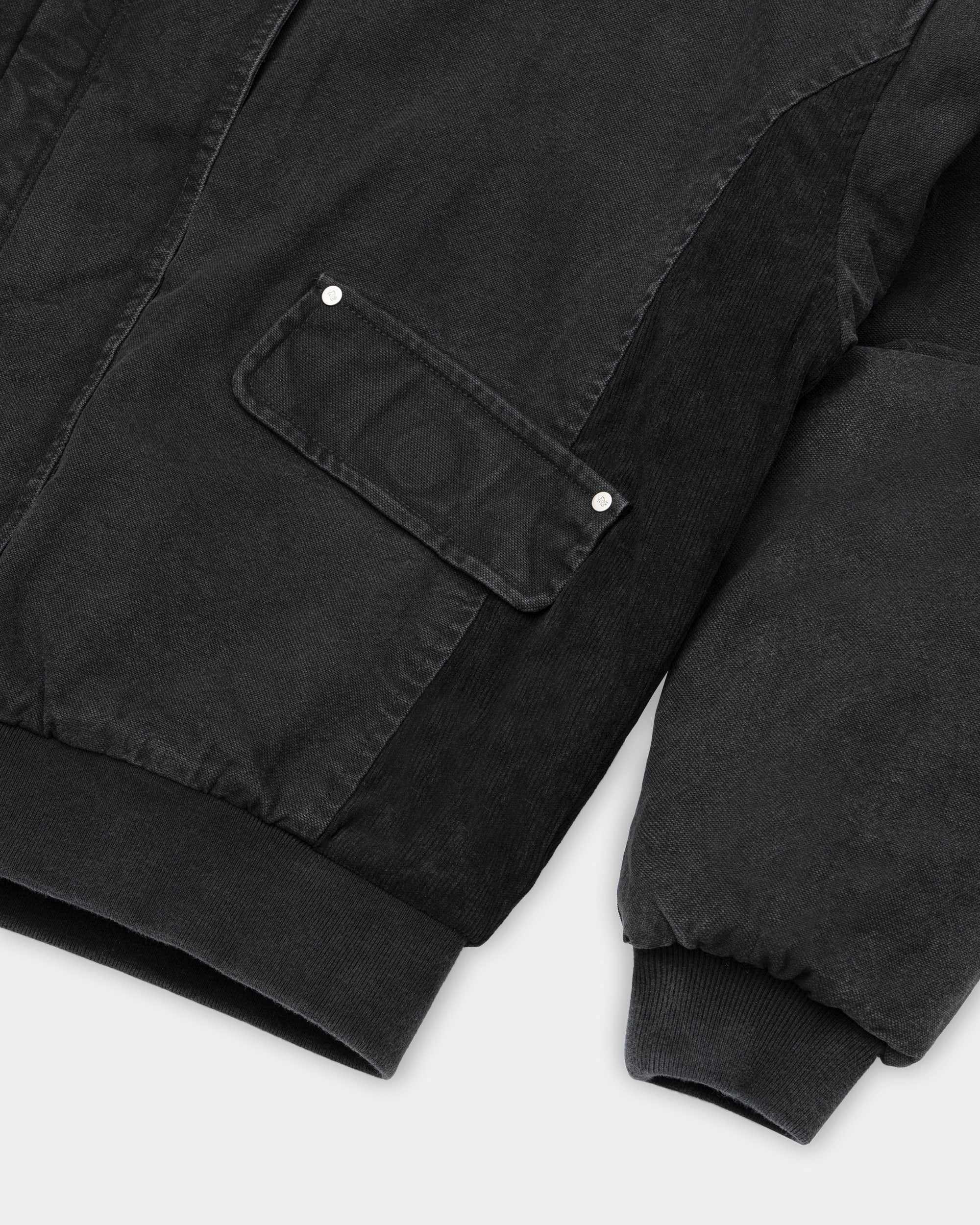 Magnetic Bomber Jacket - Black
