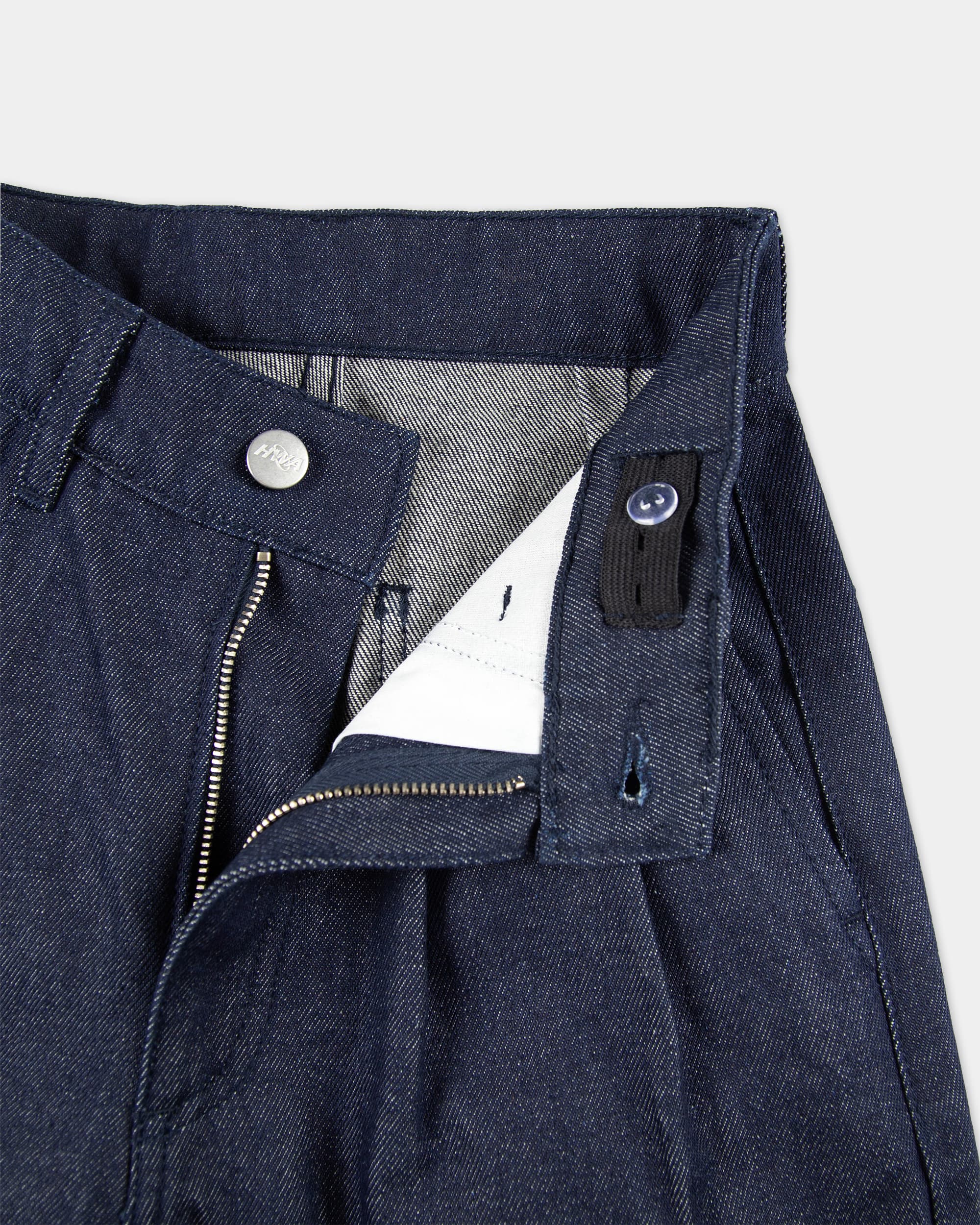 Kids' Pleated Onigiri Jeans - Indigo