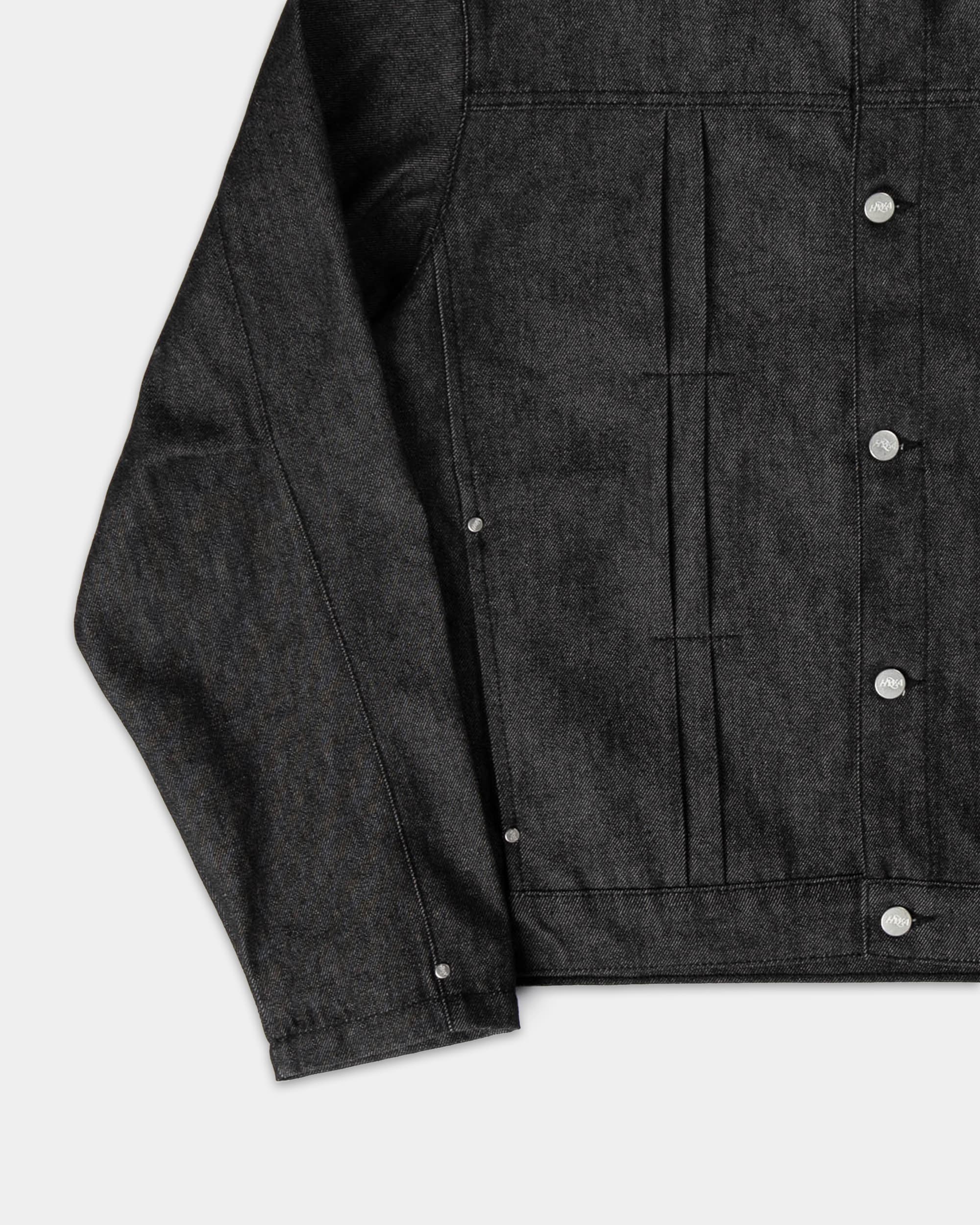 Onigiri Denim Jacket - Raw Black