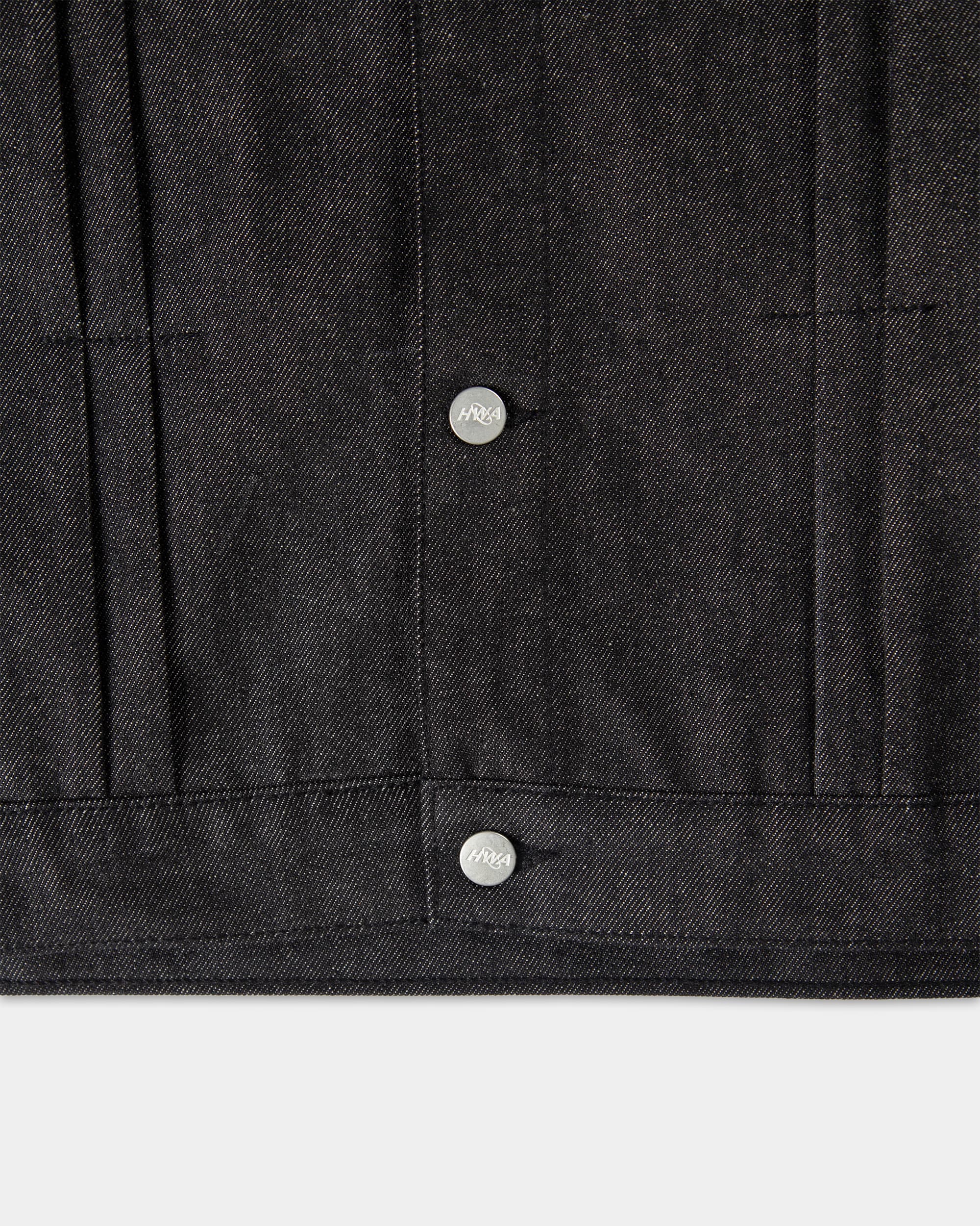 Onigiri Denim Jacket - Raw Black