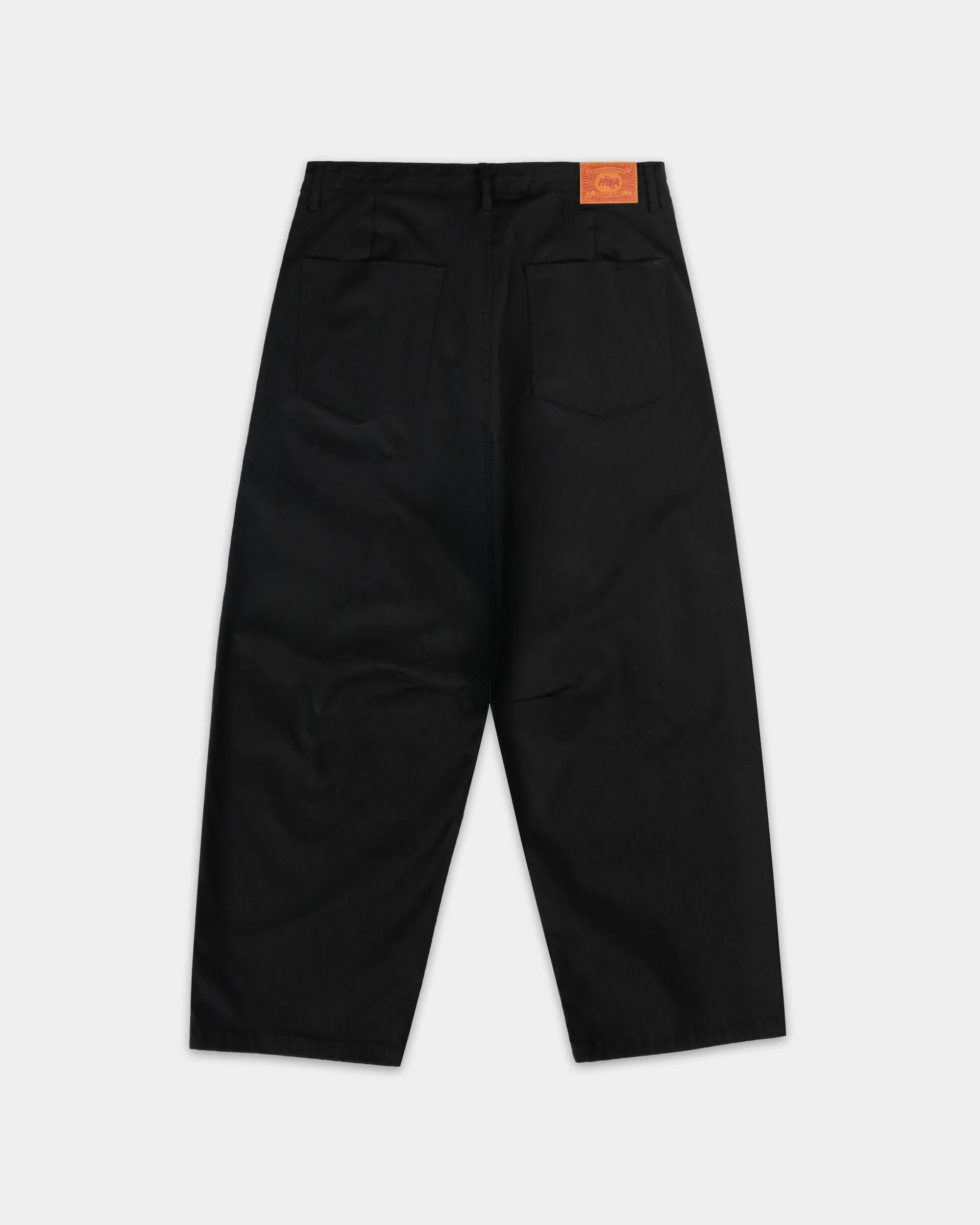 Pleated Onigiri Trousers - Black