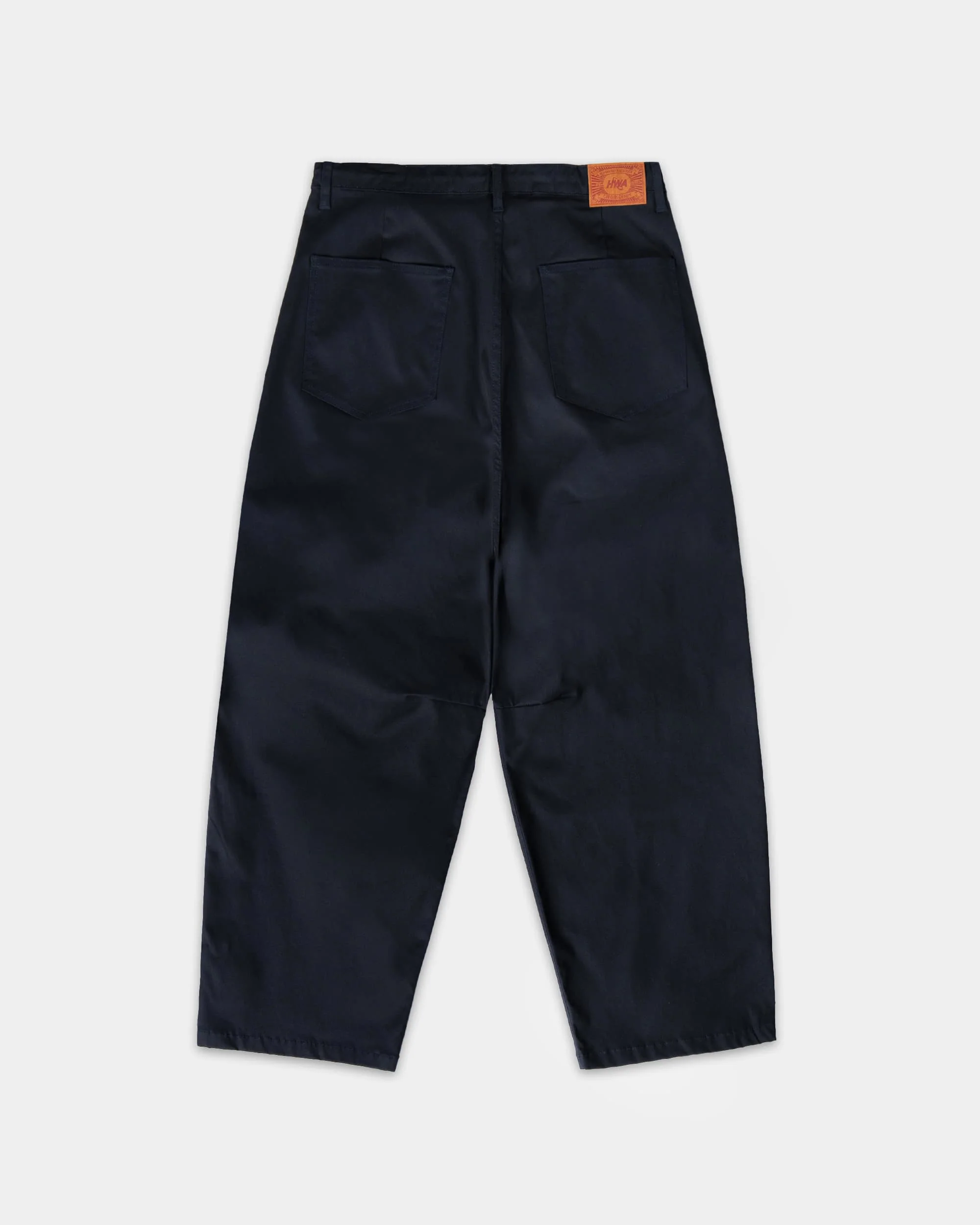 Pleated Onigiri Trousers - Navy