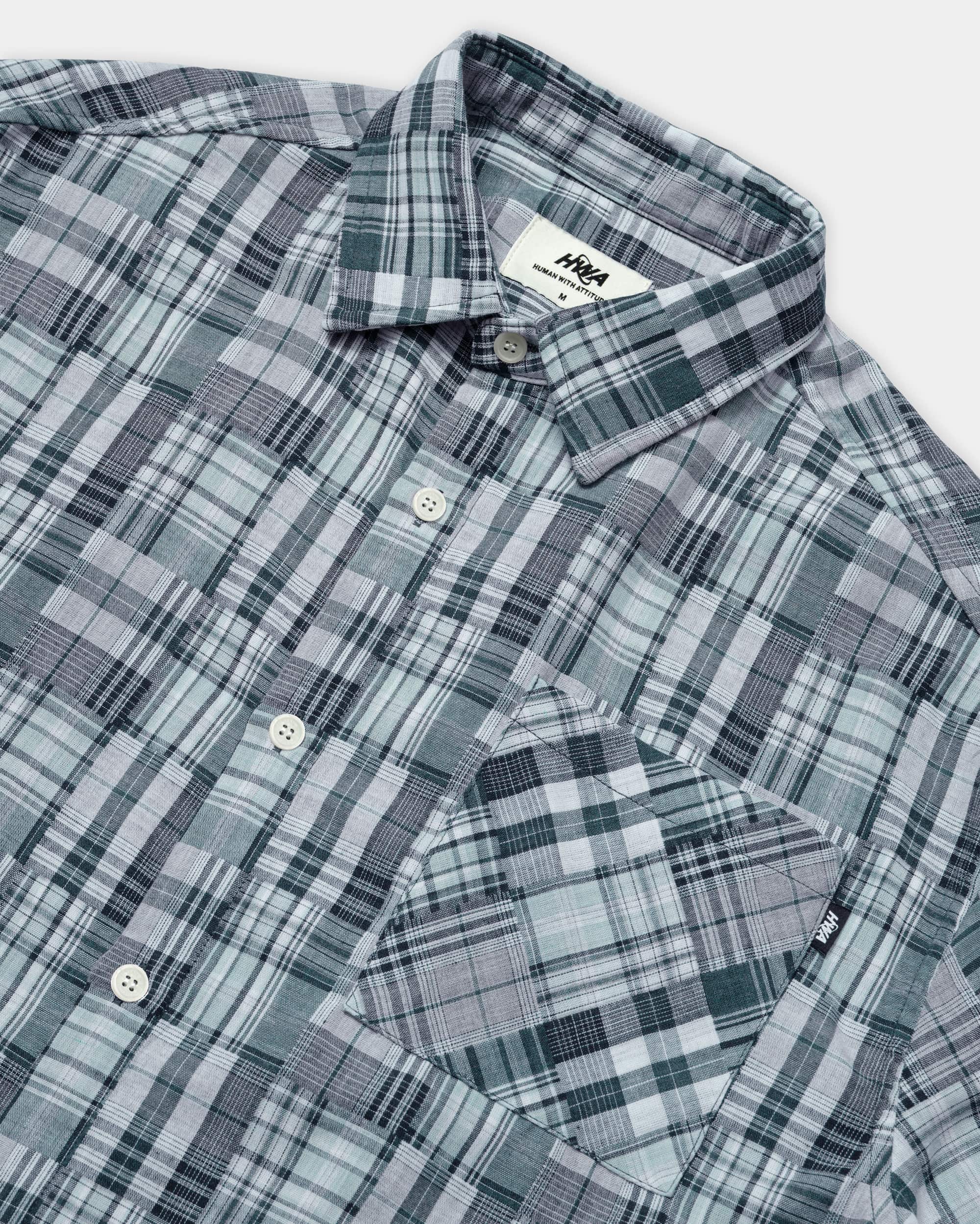 Patchwork Long-Sleeved Shirt