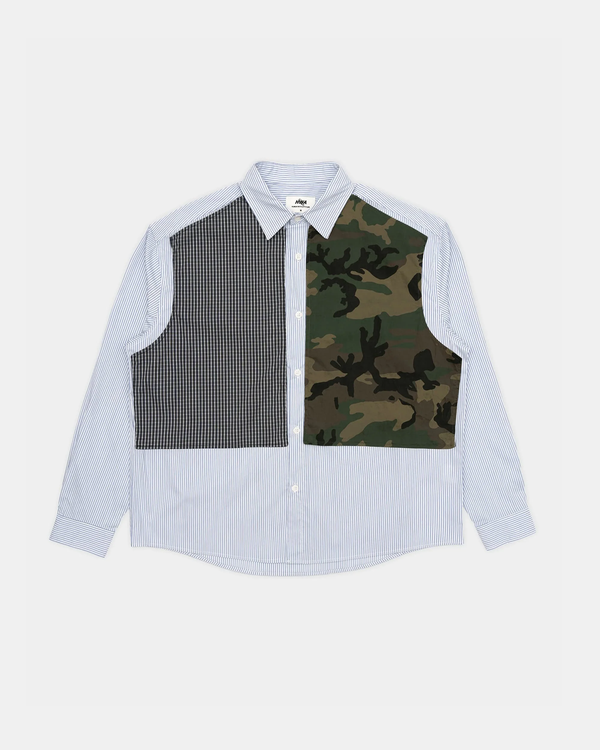 Removable Panel Shirt - Camo / Check