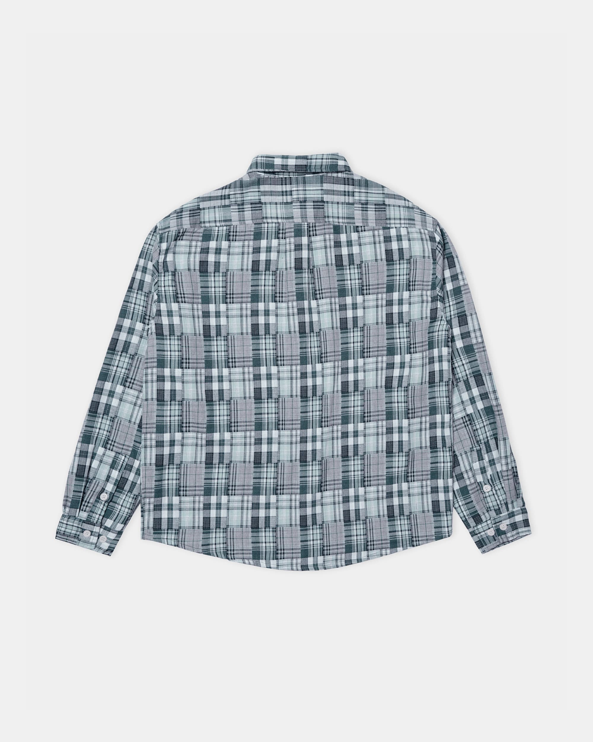 Patchwork Long-Sleeved Shirt