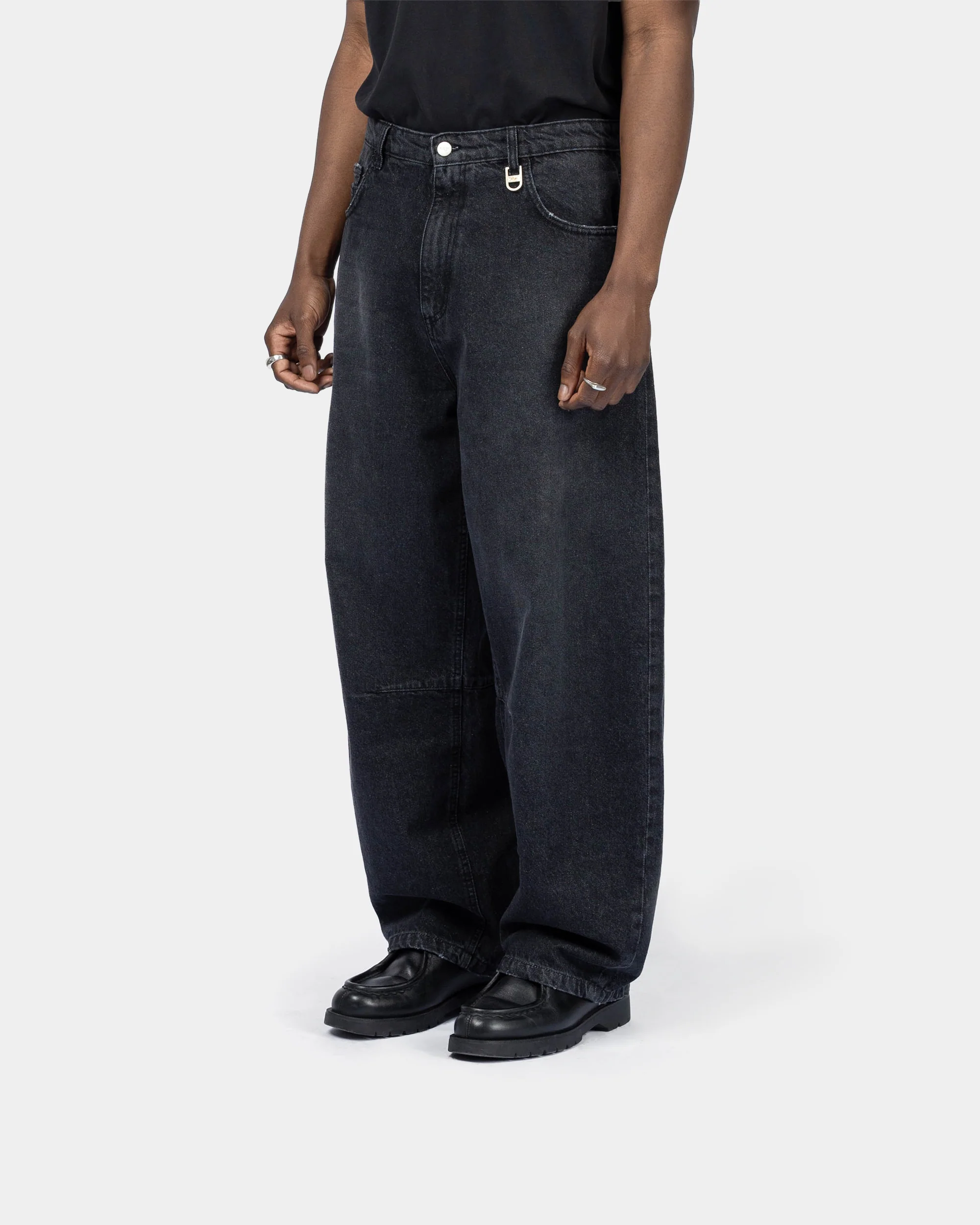 Saiko Balloon Jeans - Faded Black
