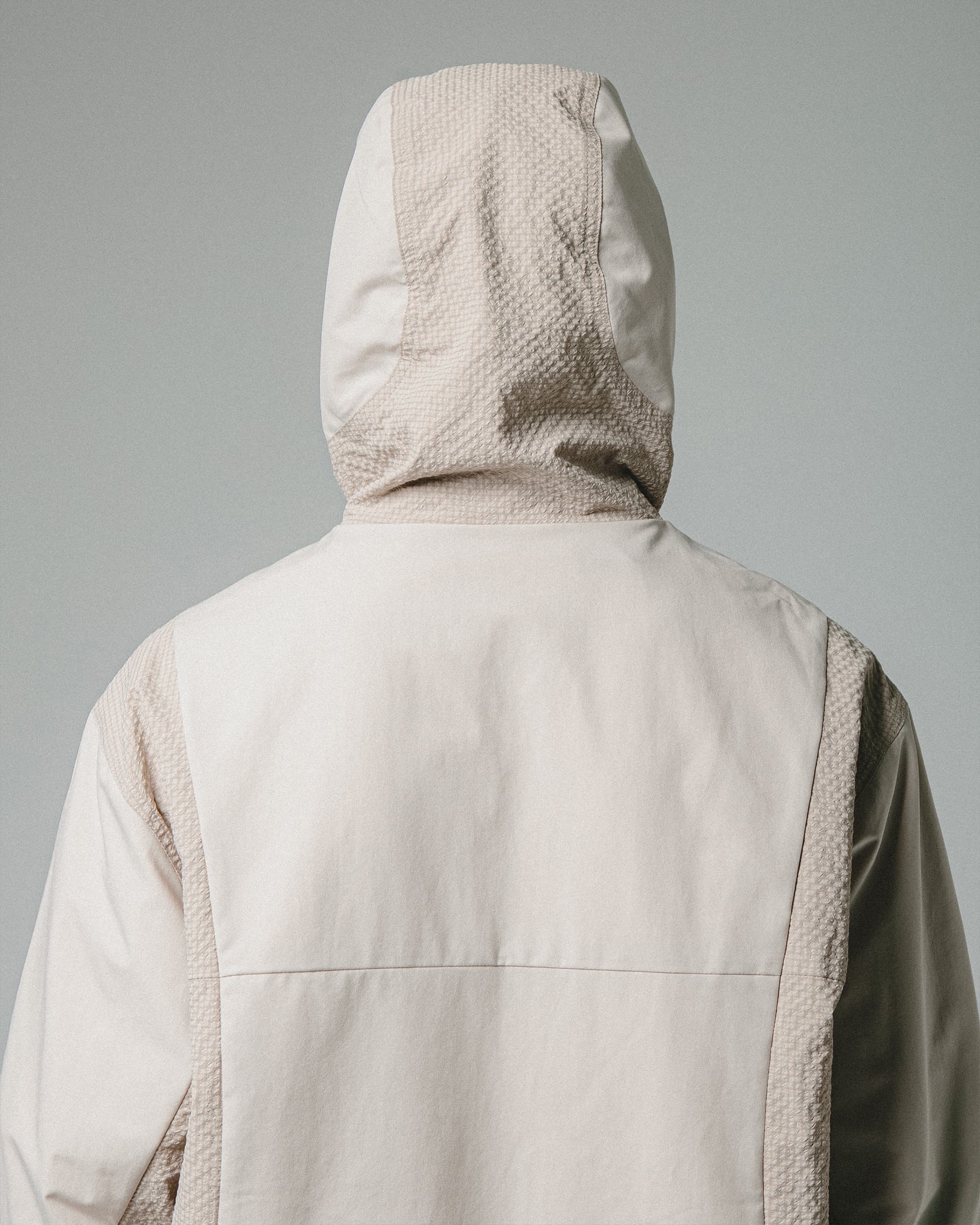 Smart Hooded Jacket - Beige