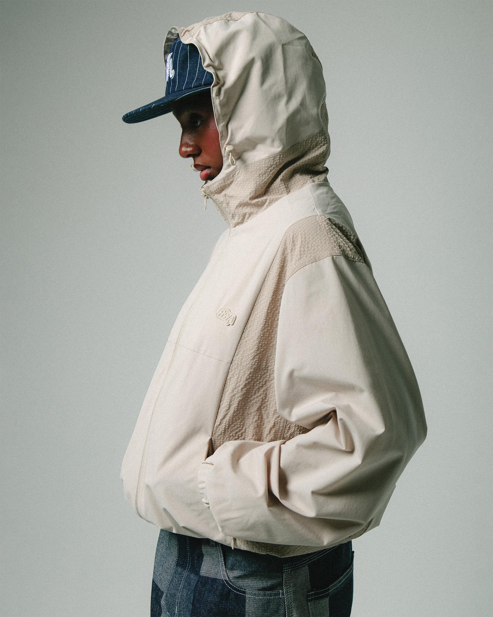 Smart Hooded Jacket - Beige