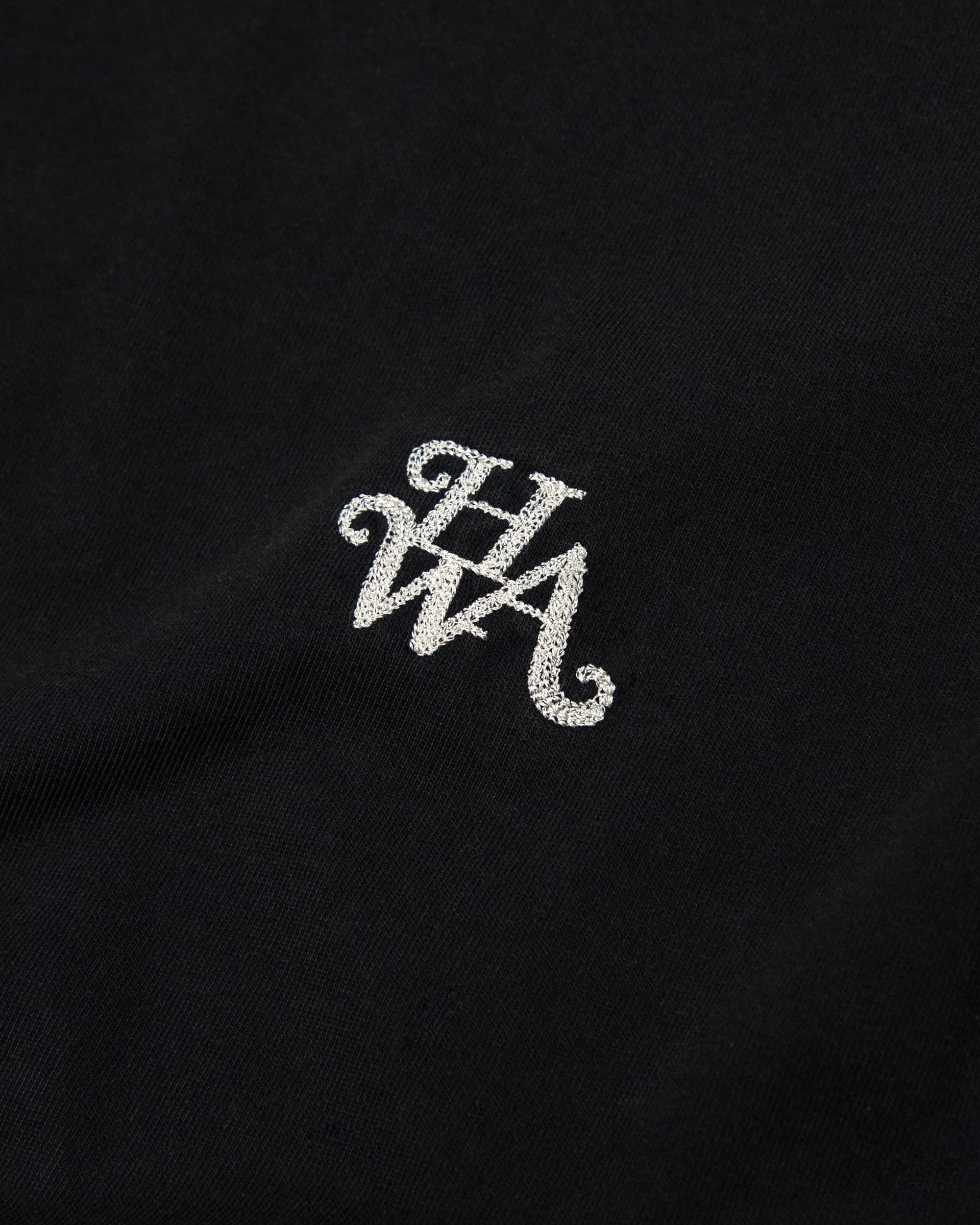 Monogram long-sleeved T-shirt - Black
