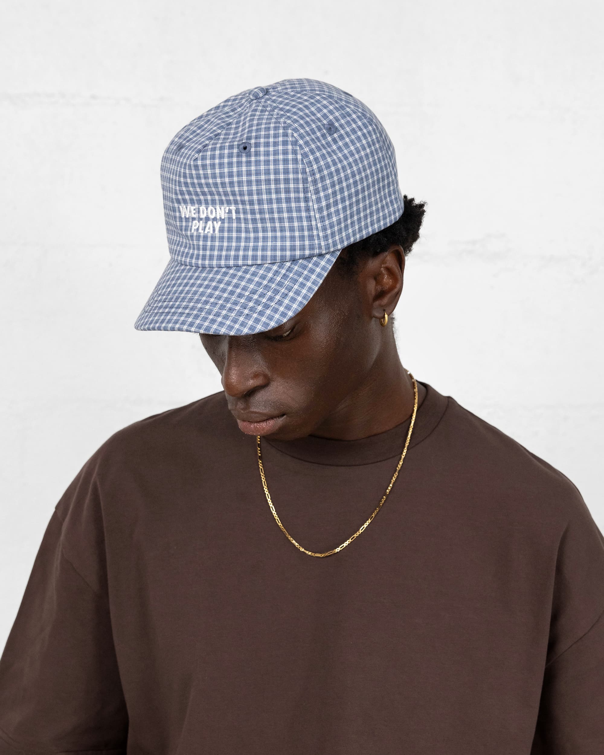 WDP Checked Cap - Blue